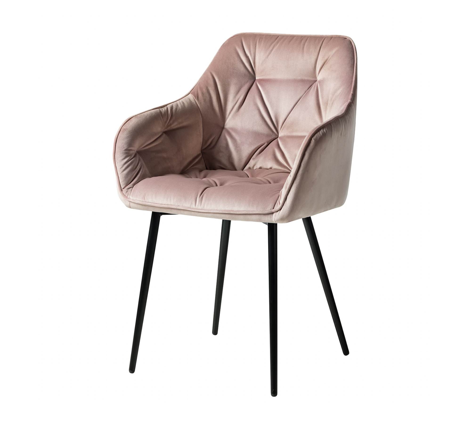 Armchair TILLY Velvet Vilda: Dusty pink Single chair