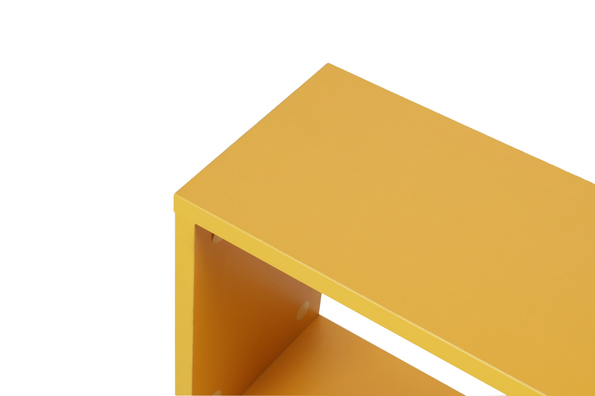 Life Beistelltisch Holzfurnier Gelb