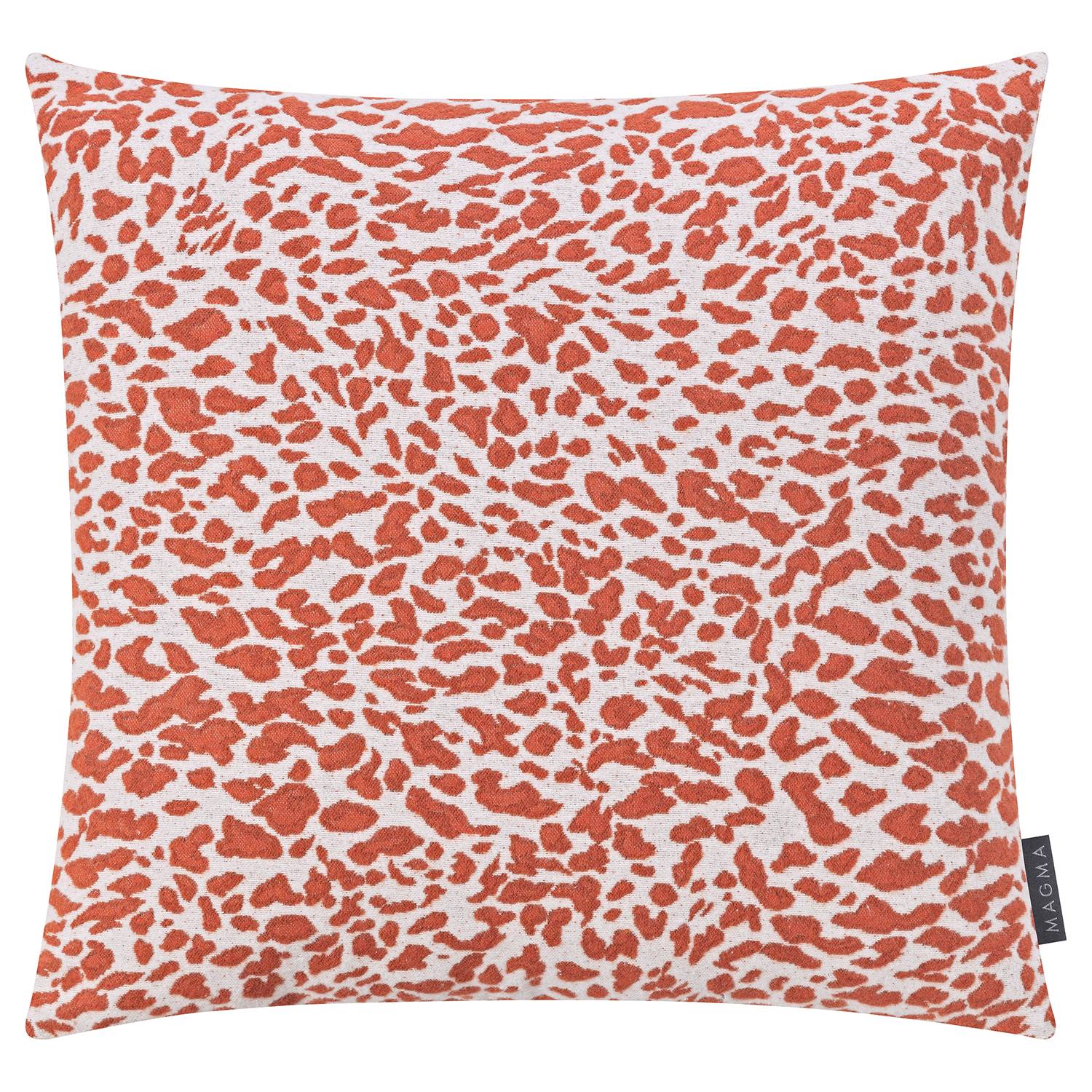 Leopardo Kissenbezug Jacquard Rostbraun