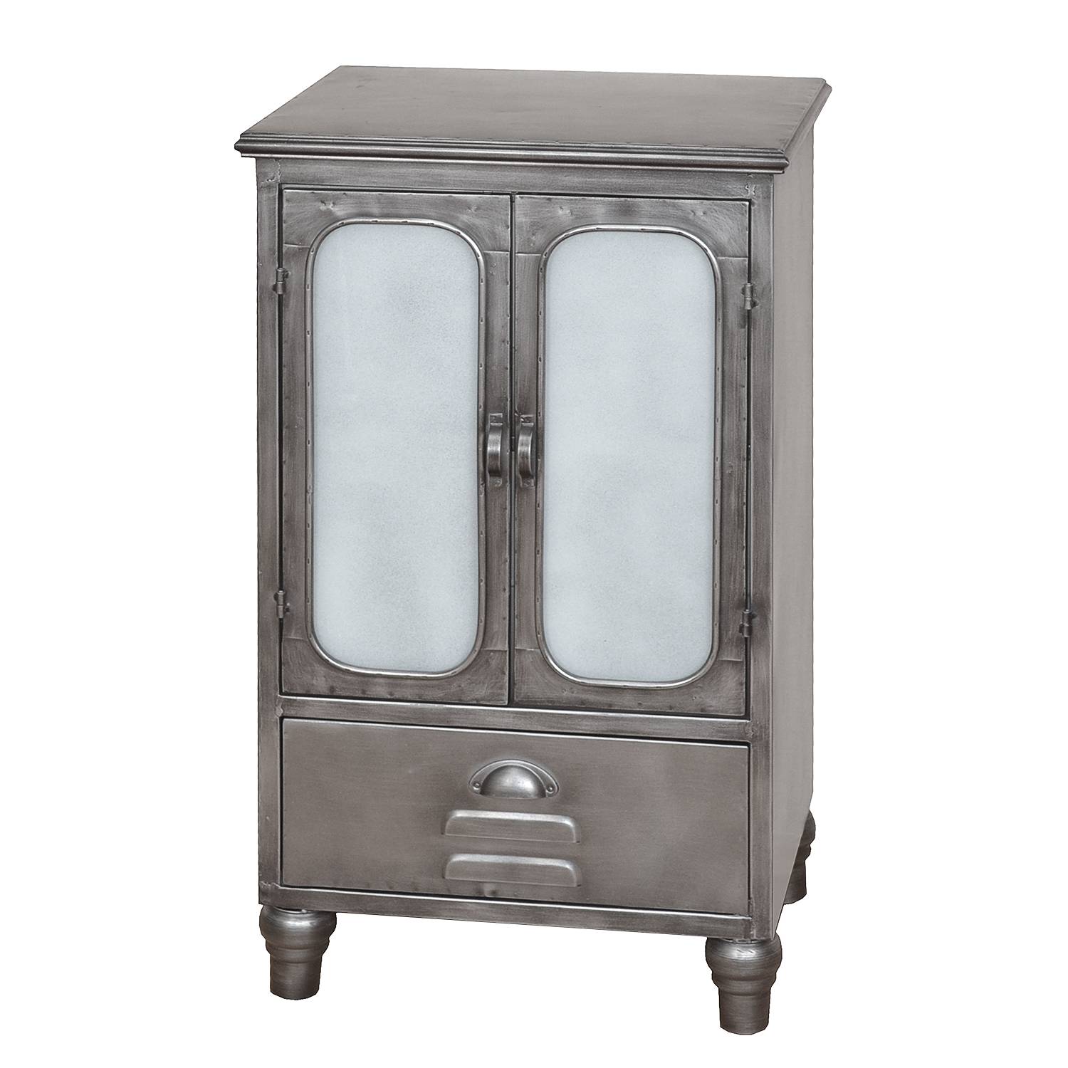Schrank Yass Metall Antik Silber