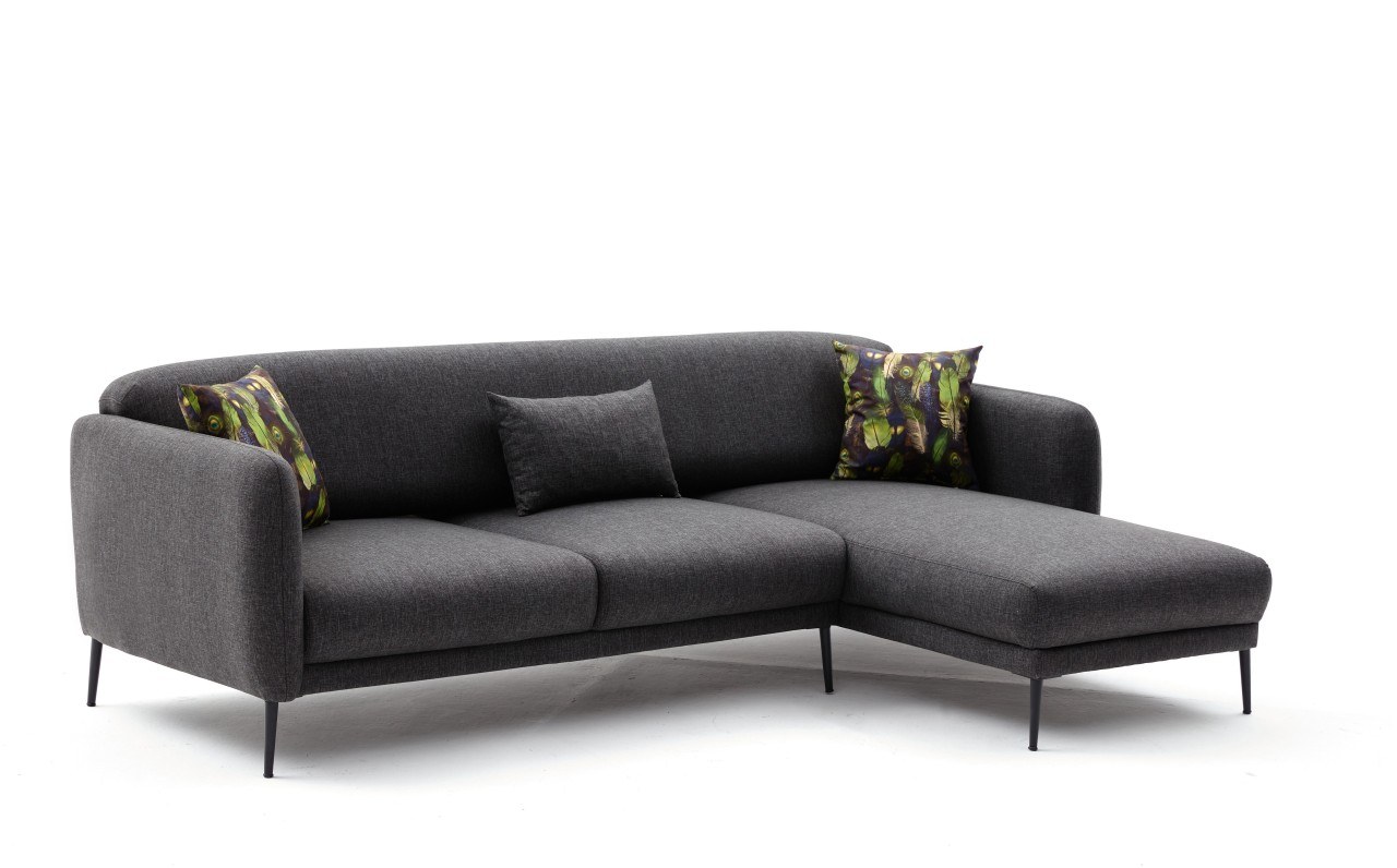 Venus Sofa Récamiere Rechts Anthrazit