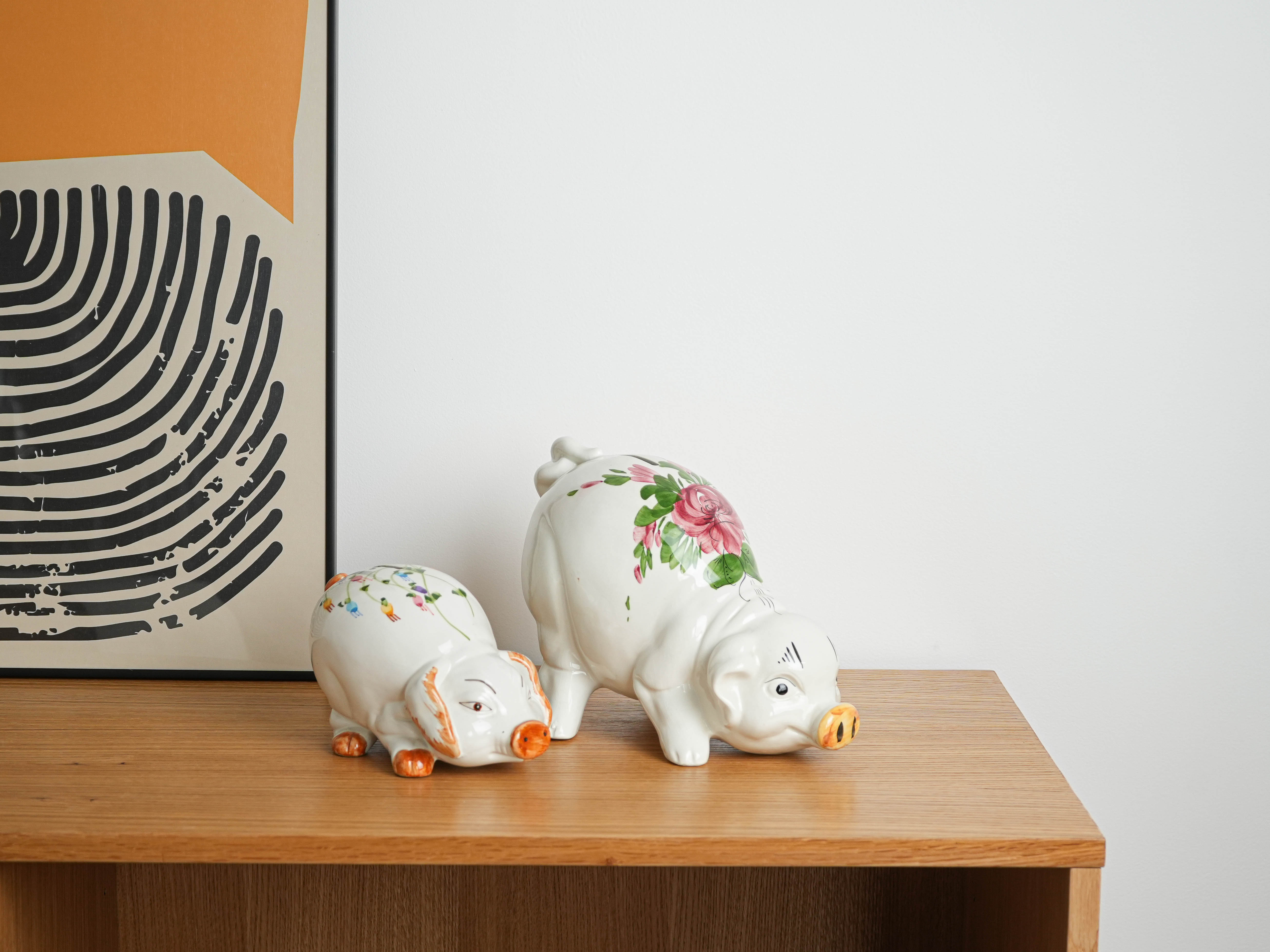 Ceramic piggy bank 1970s