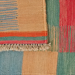 Kelim Gashgai Carpet Wool Multicolored