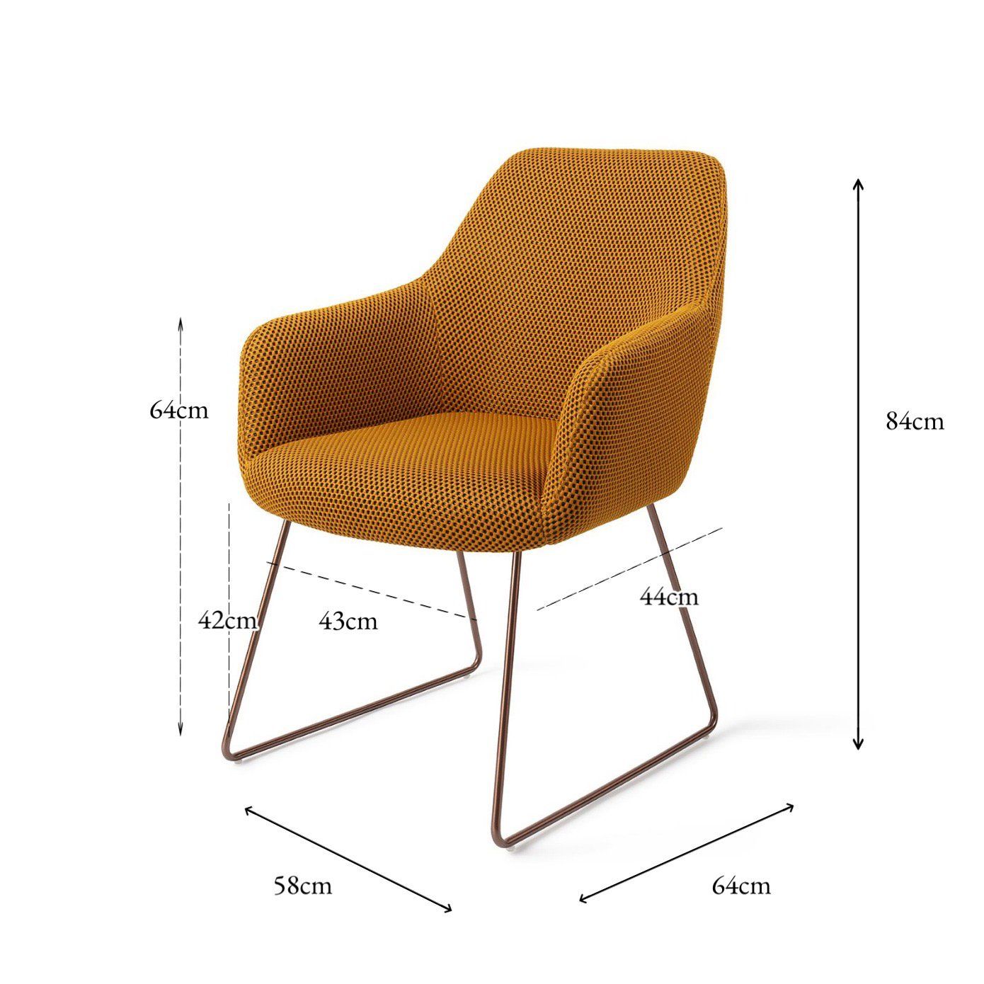Hiroo Esszimmerstuhl Groovy Garam