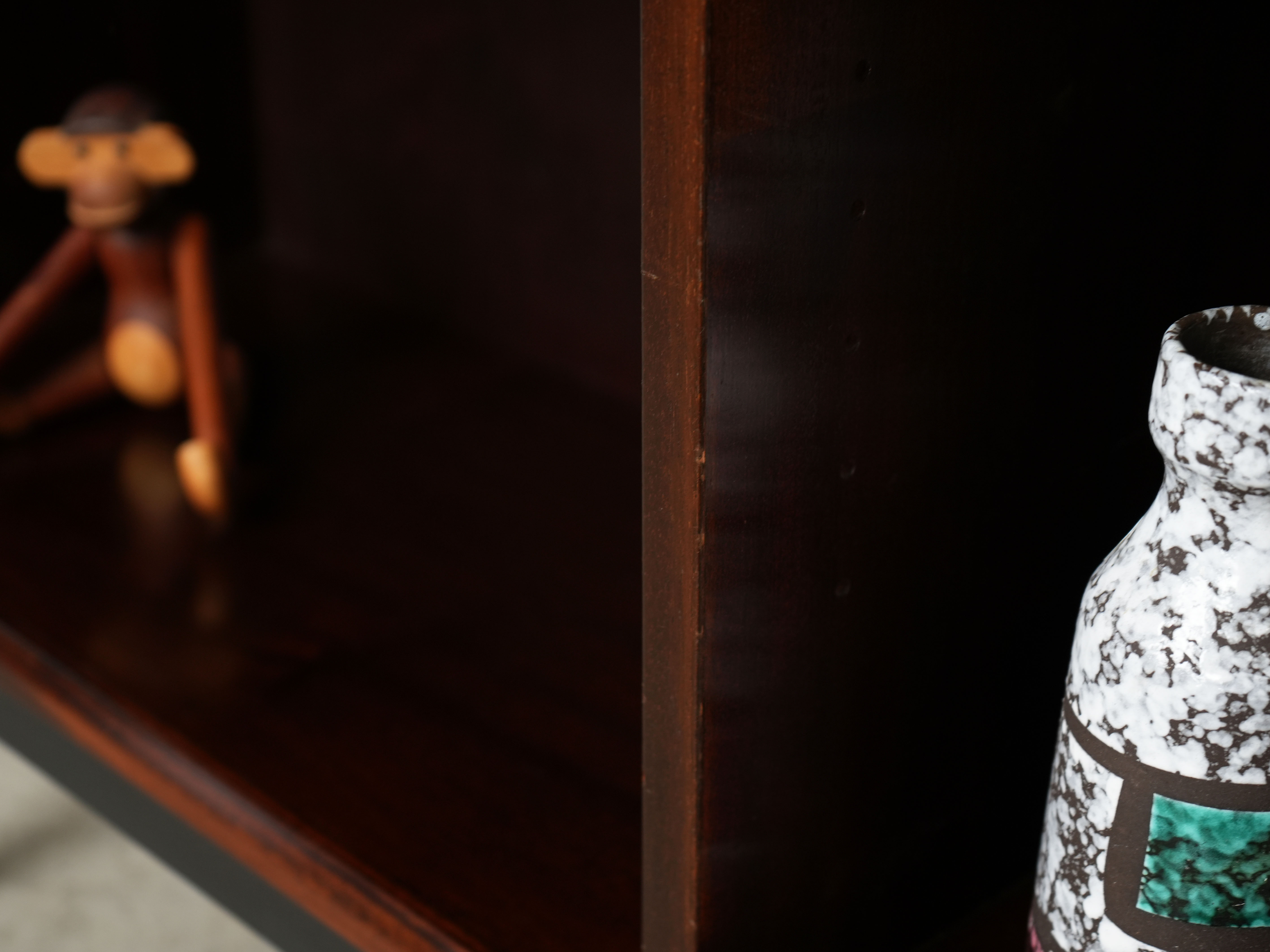 Mahogany bookcase 1970s