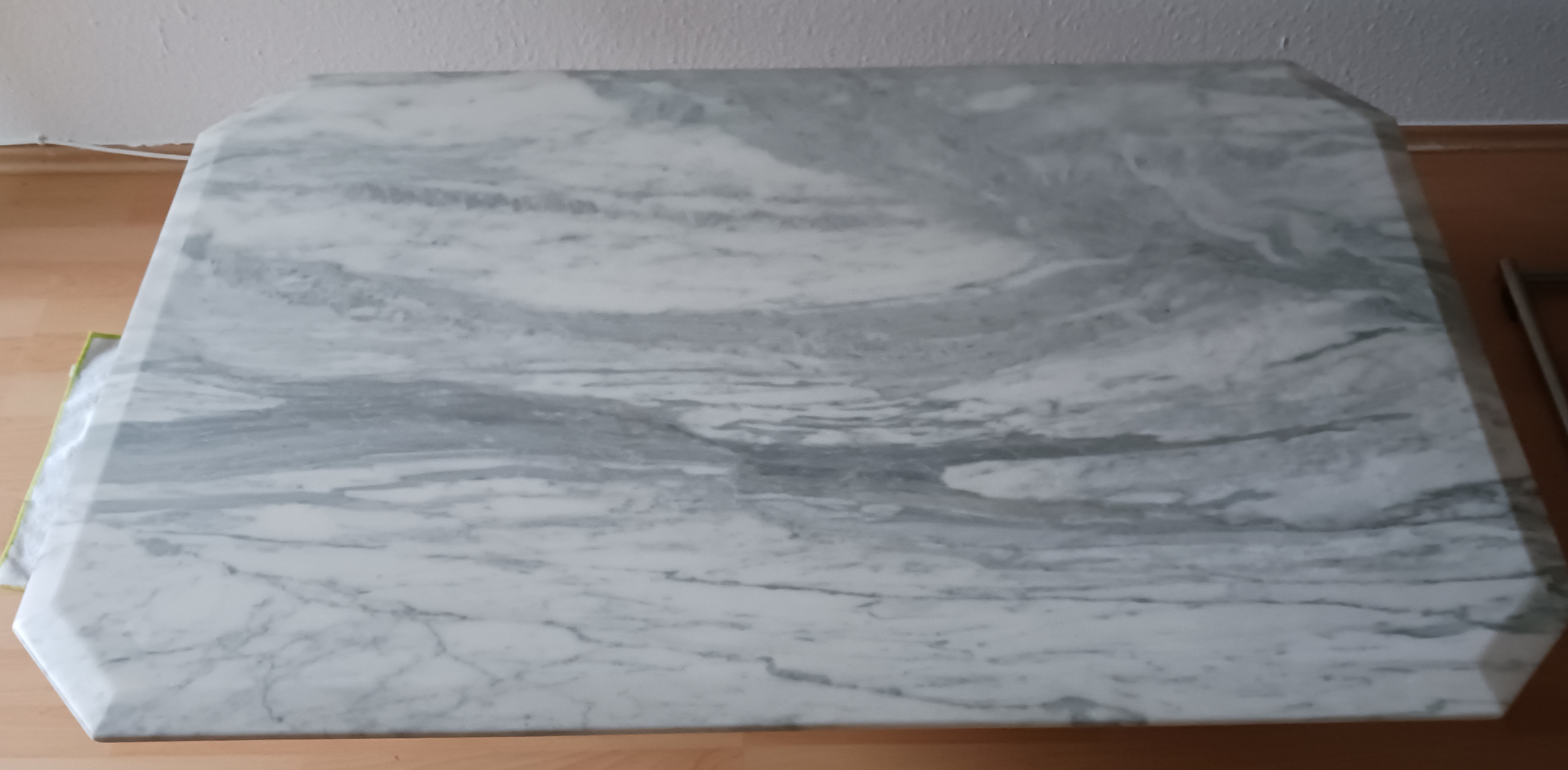 Couchtisch Marmor Grau Weiß 