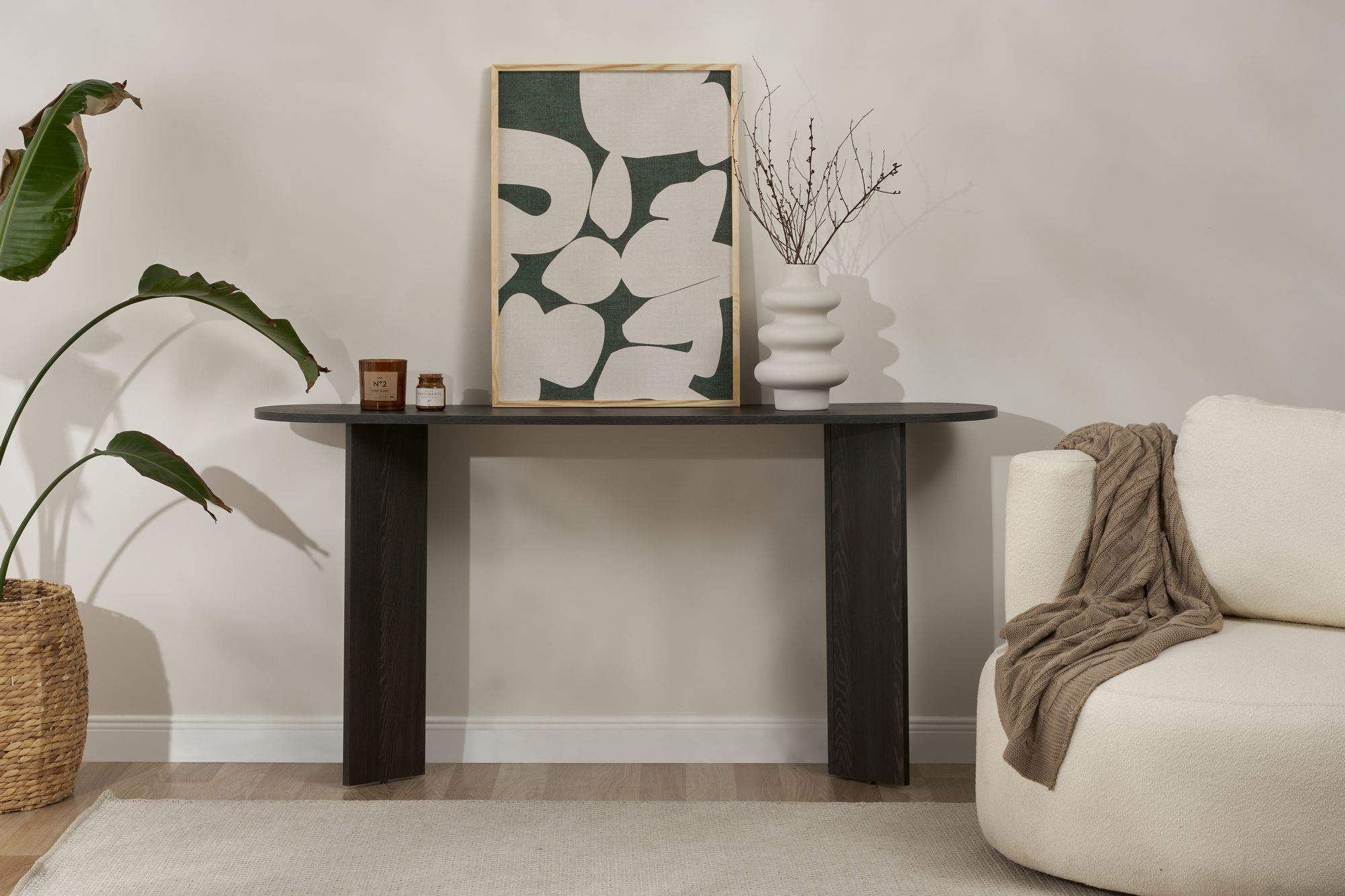 Sira Credenza Lumiere Black