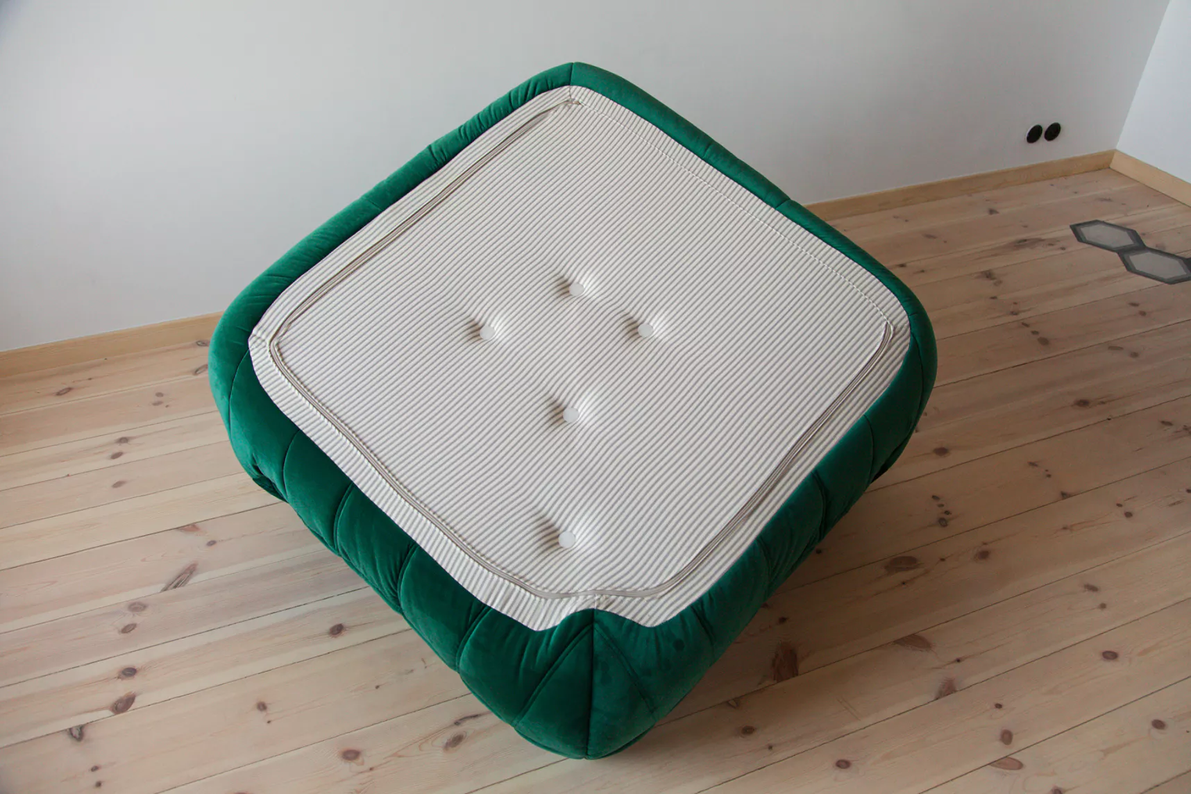 Togo Lounge Set 2-piece Velvet Emerald Green