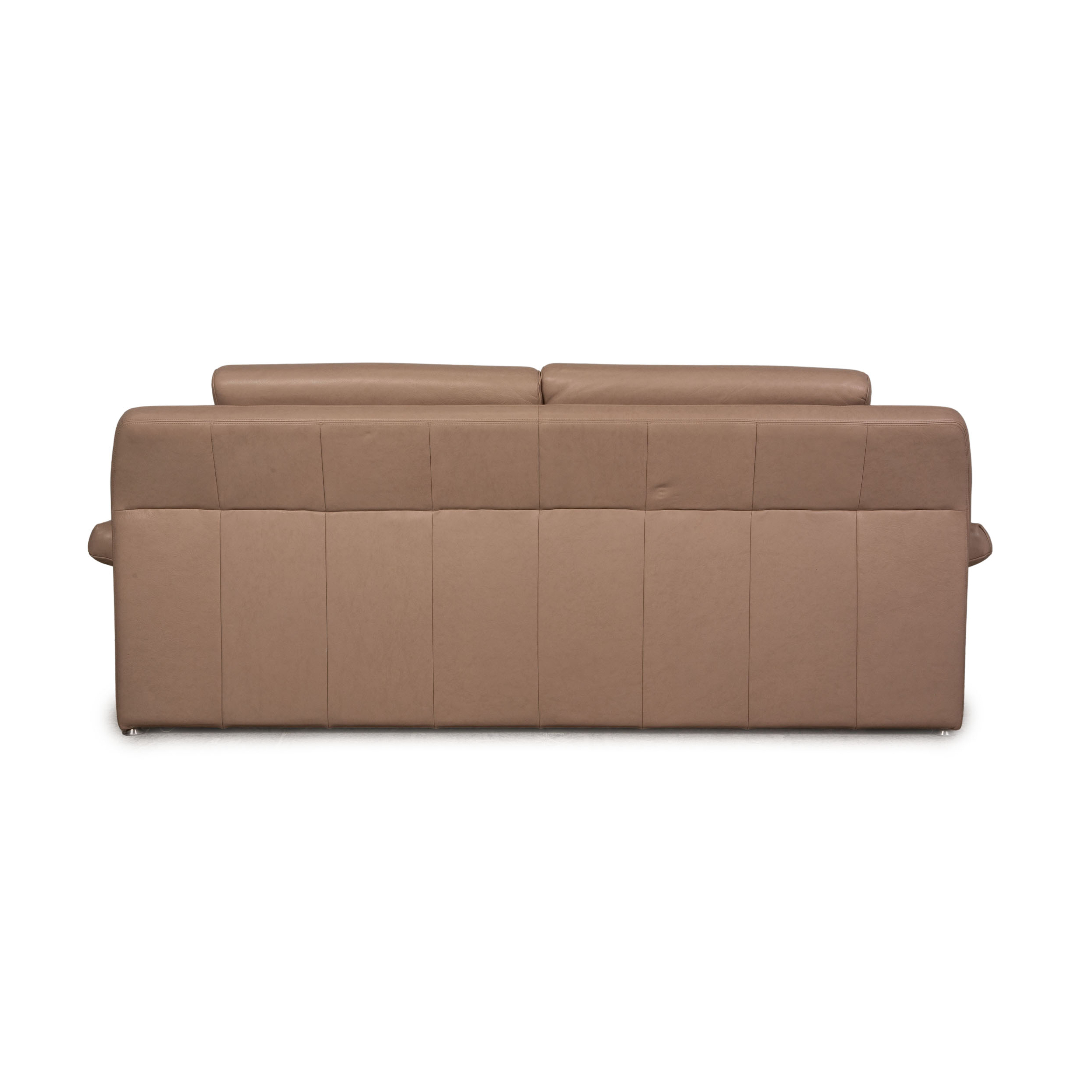 Sofa 3-Sitzer Leder Beige