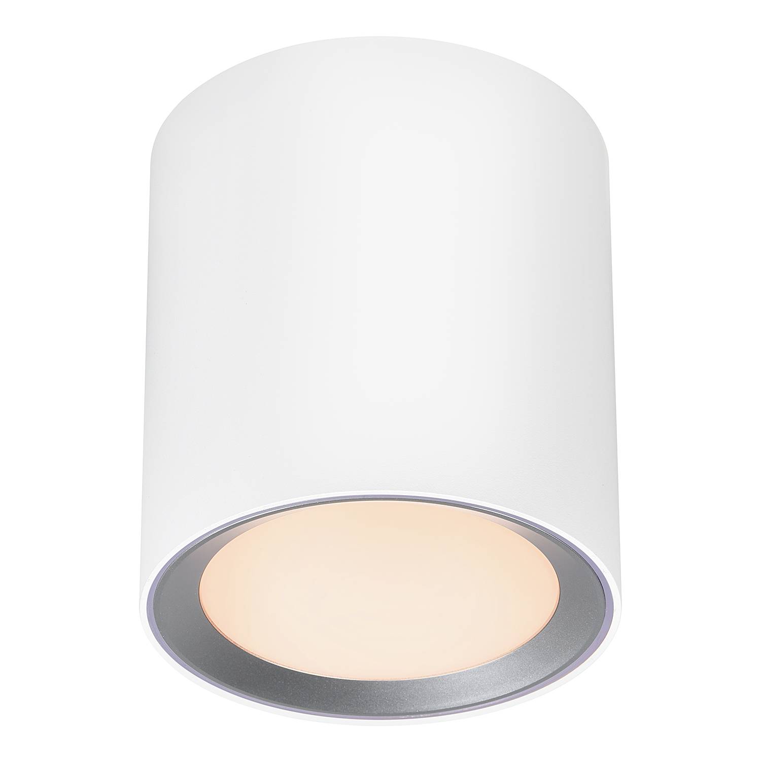 LED-Badleuchte Landon Smart Stahl PVC Weiß 13 x 14 cm
