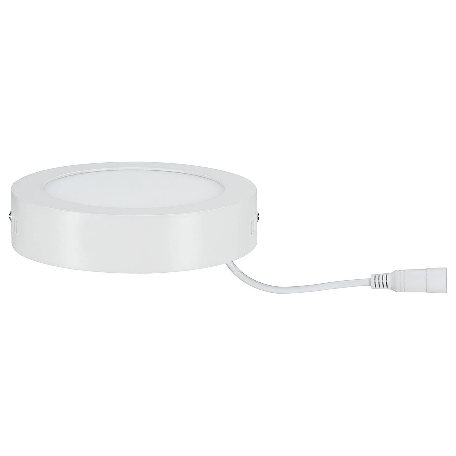 LED-Deckenleuchte Lunar Rund Aluminium Weiß