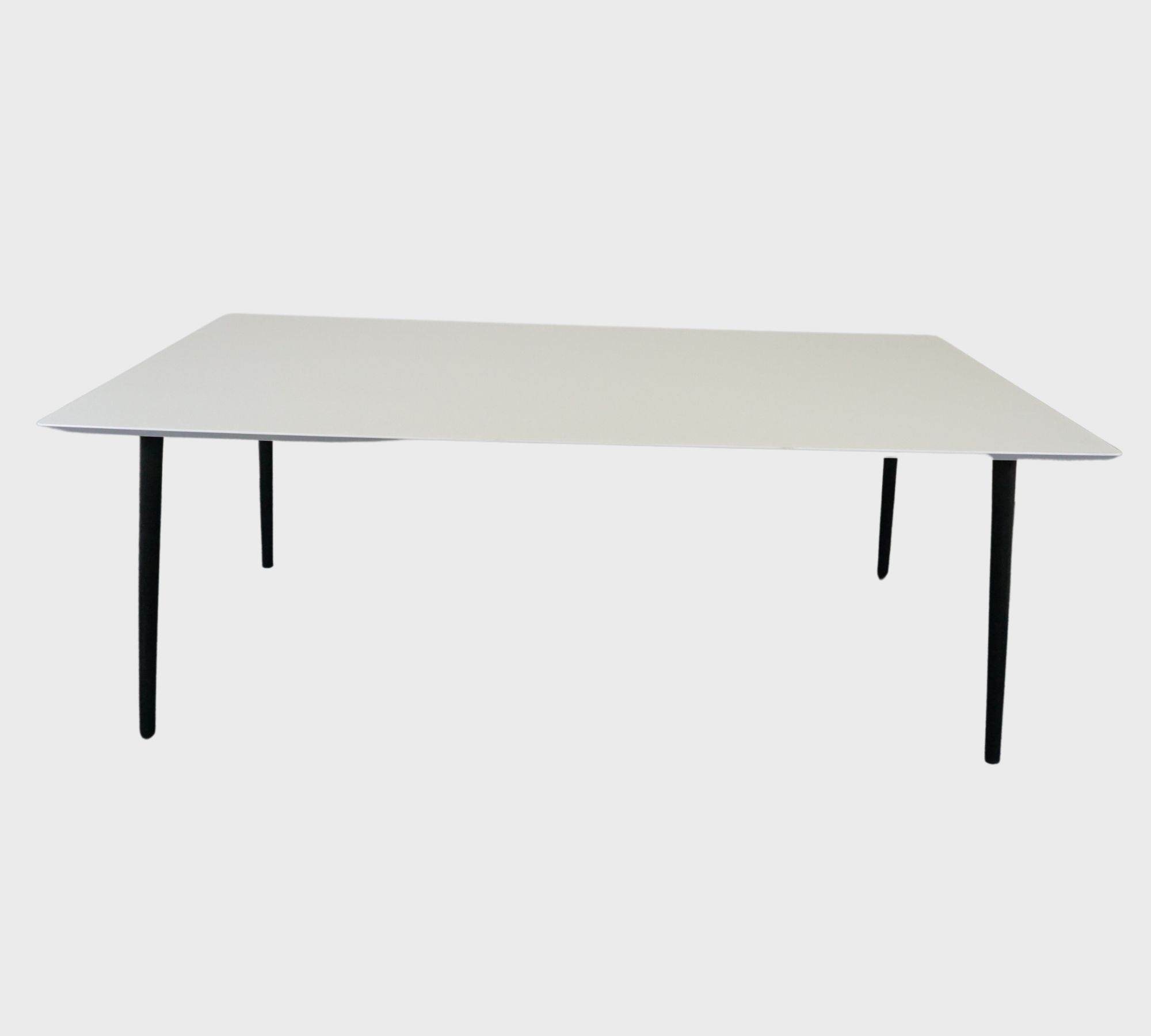 Allie Esstisch Black Weiß 200 x 100 cm