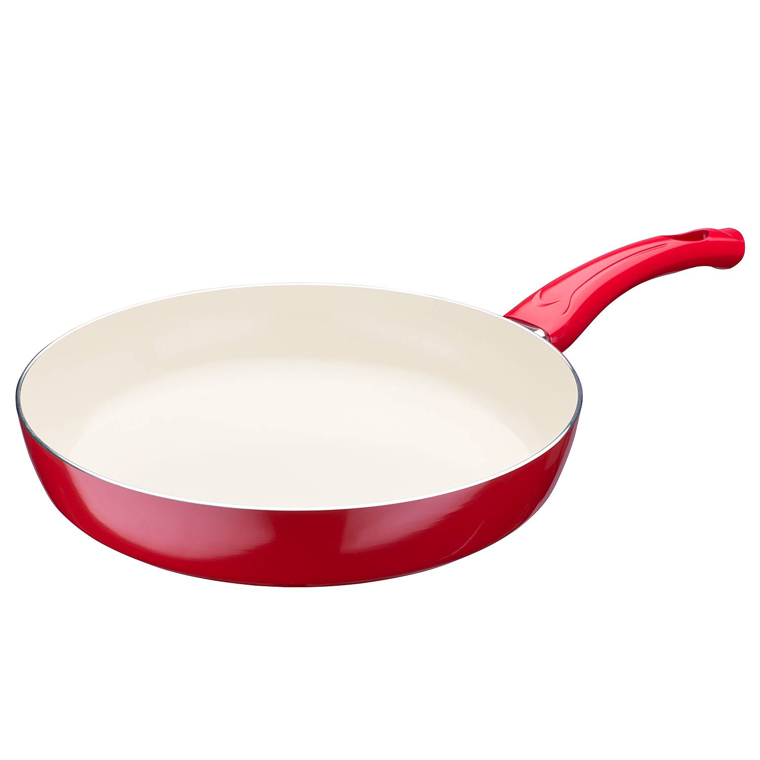 Pfannen-Set Ceramica 3-teilig inkl. Pfannenwender Rot