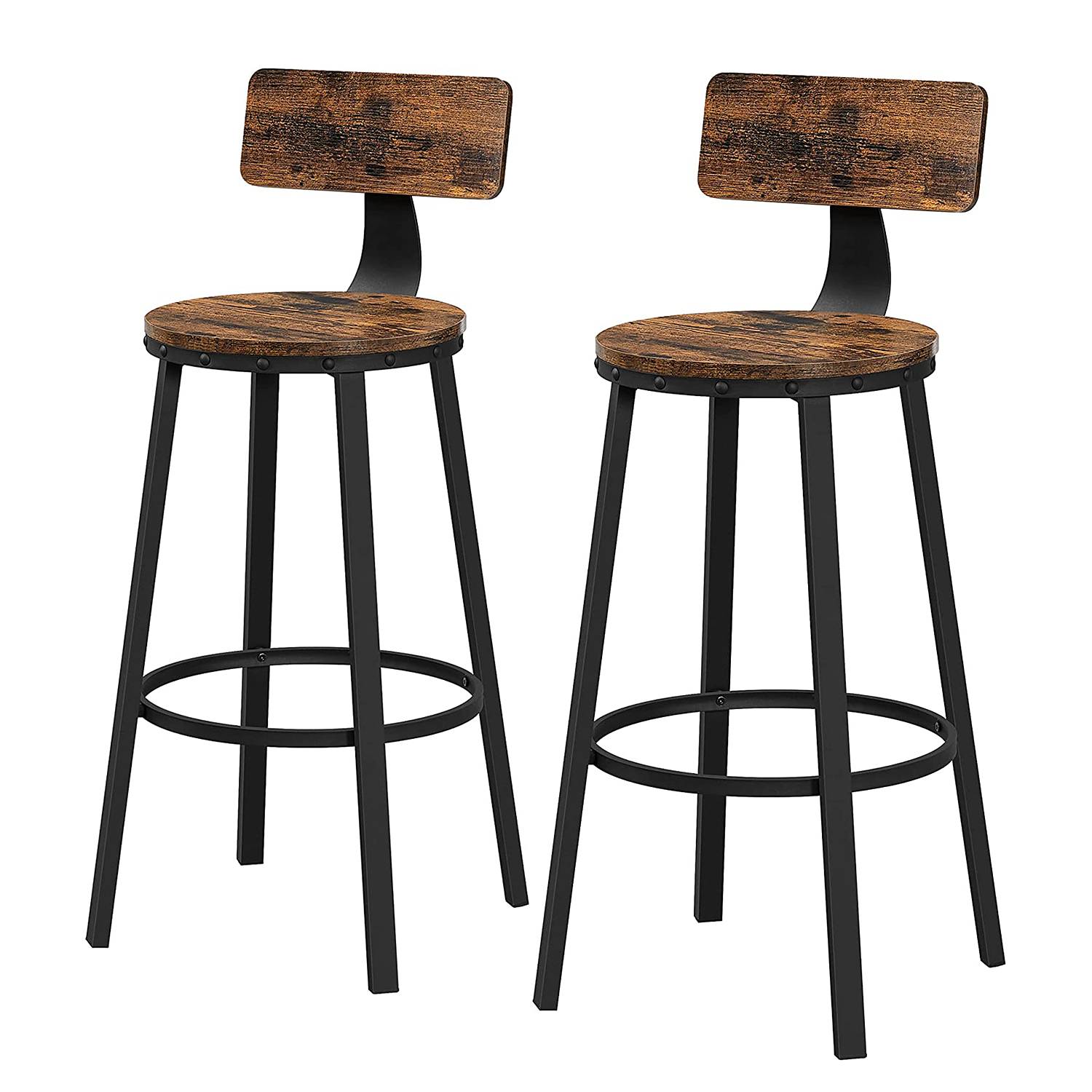 2x Paoli Barstuhl Altholz Schwarz
