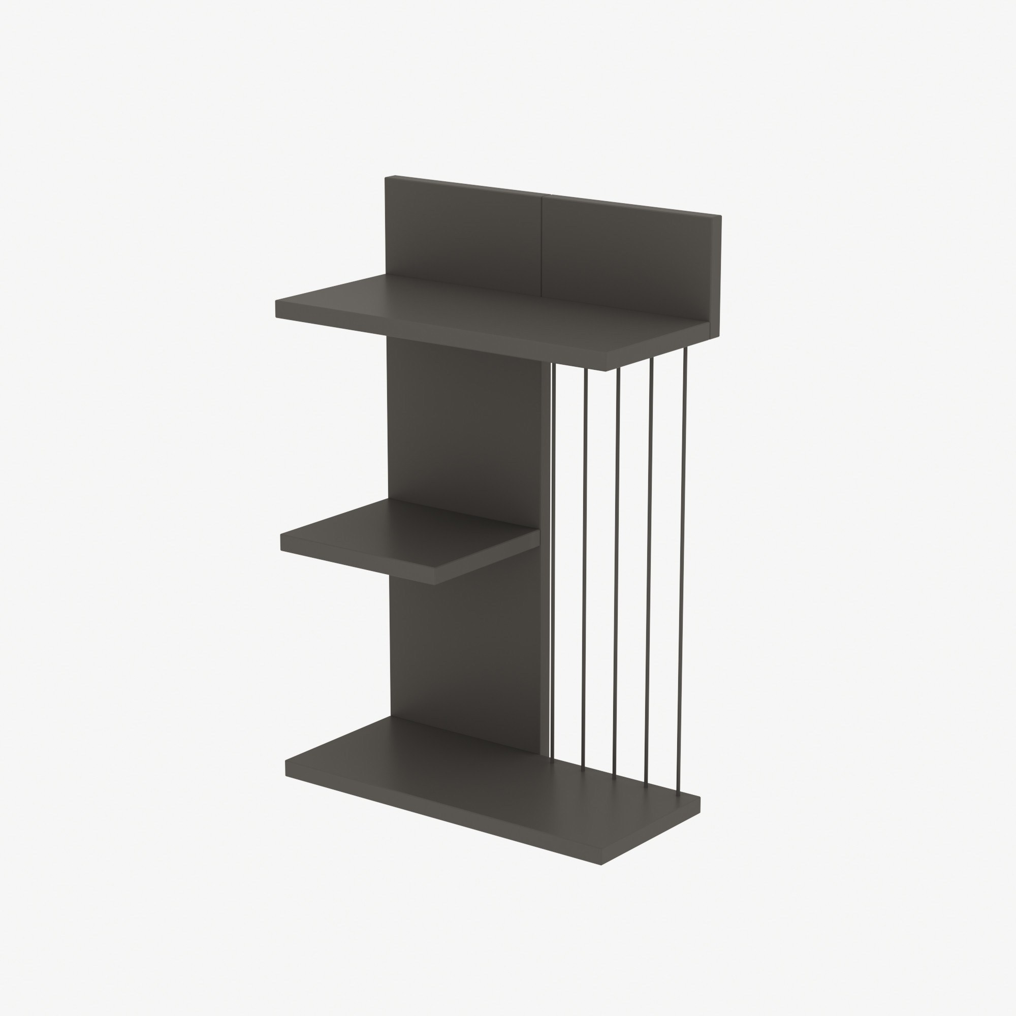 Kinik Wall shelf Wood veneer Anthracite