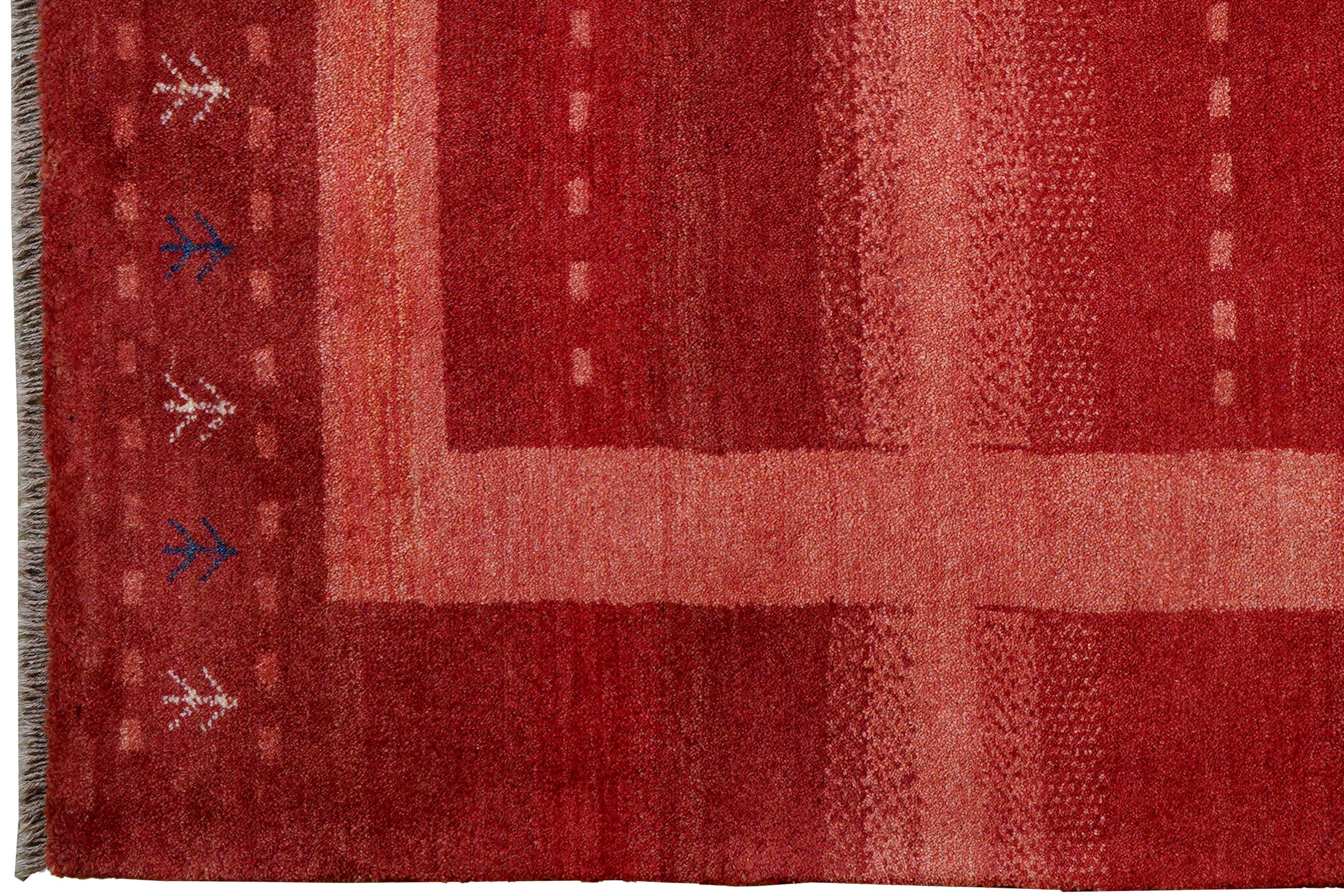 Rizbaf Gabbeh Rug Wool Red