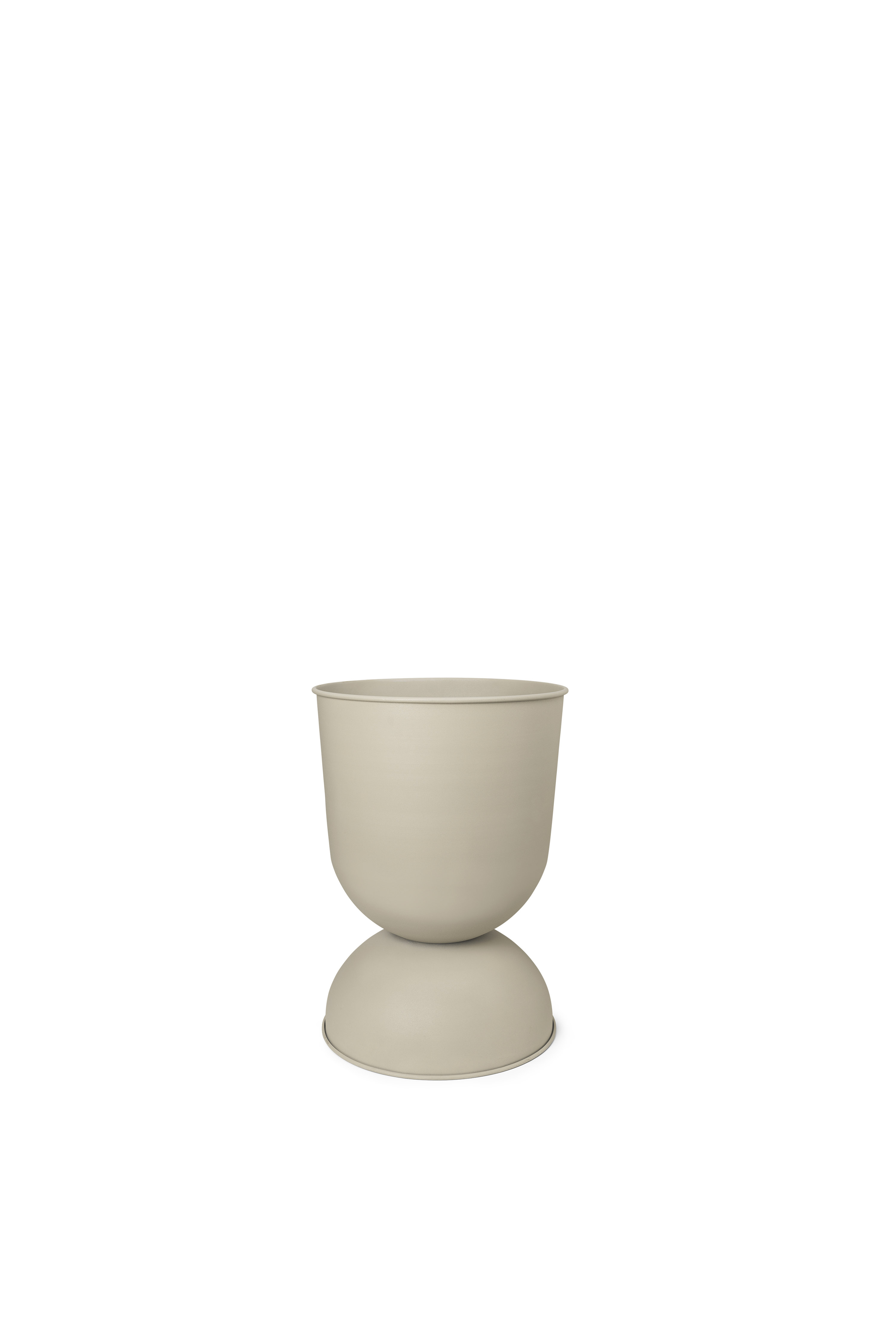Hourglass Blumentopf Beige