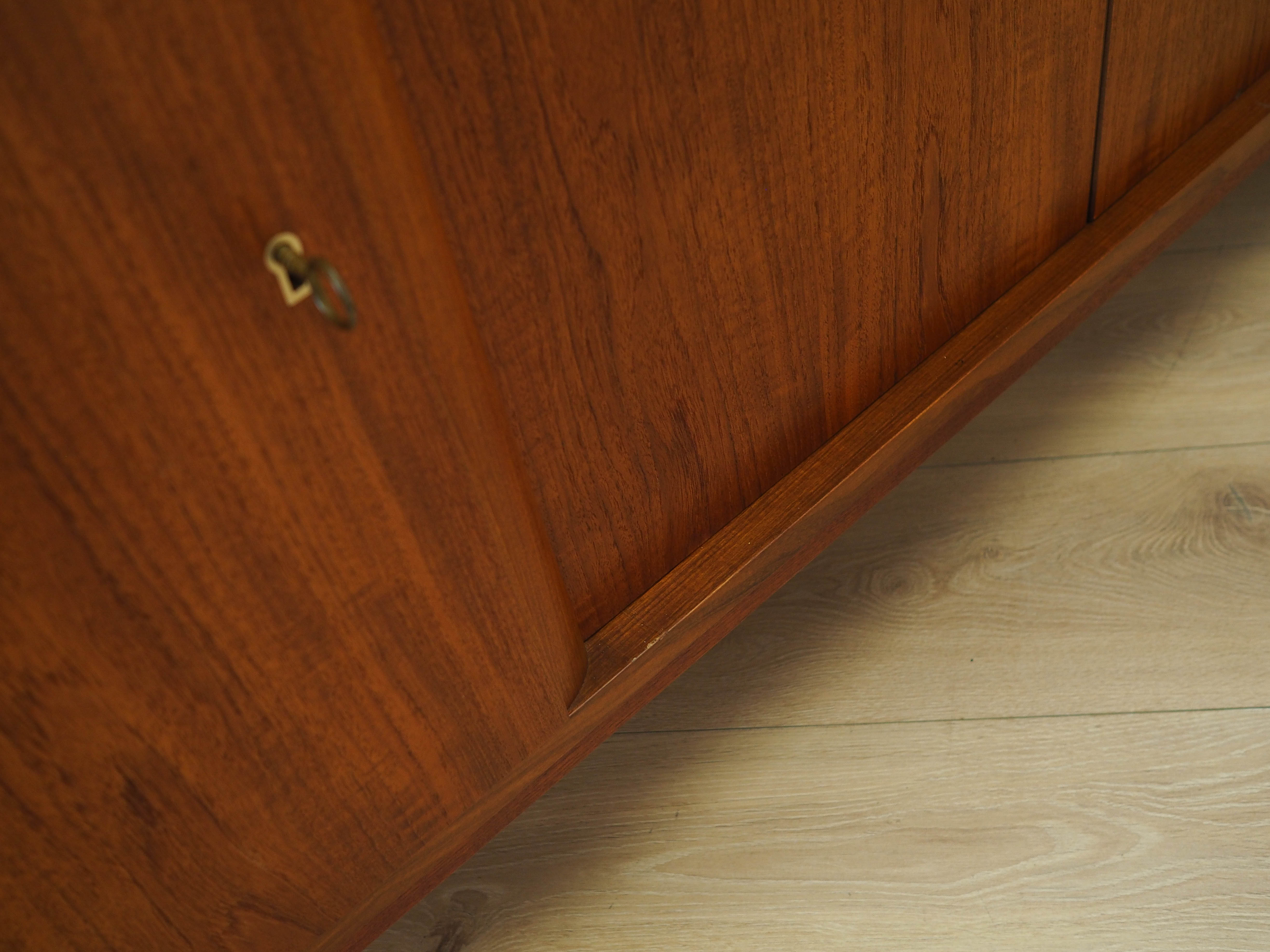 Teak sideboard brown 1970s