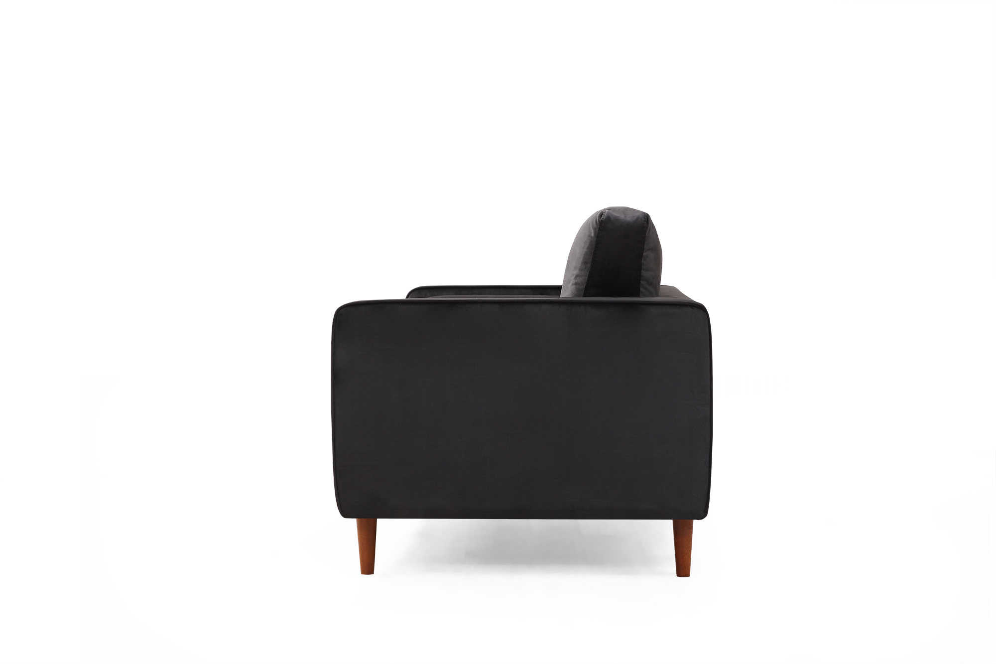 Rome 2-Sitzer Sofa Schwarz