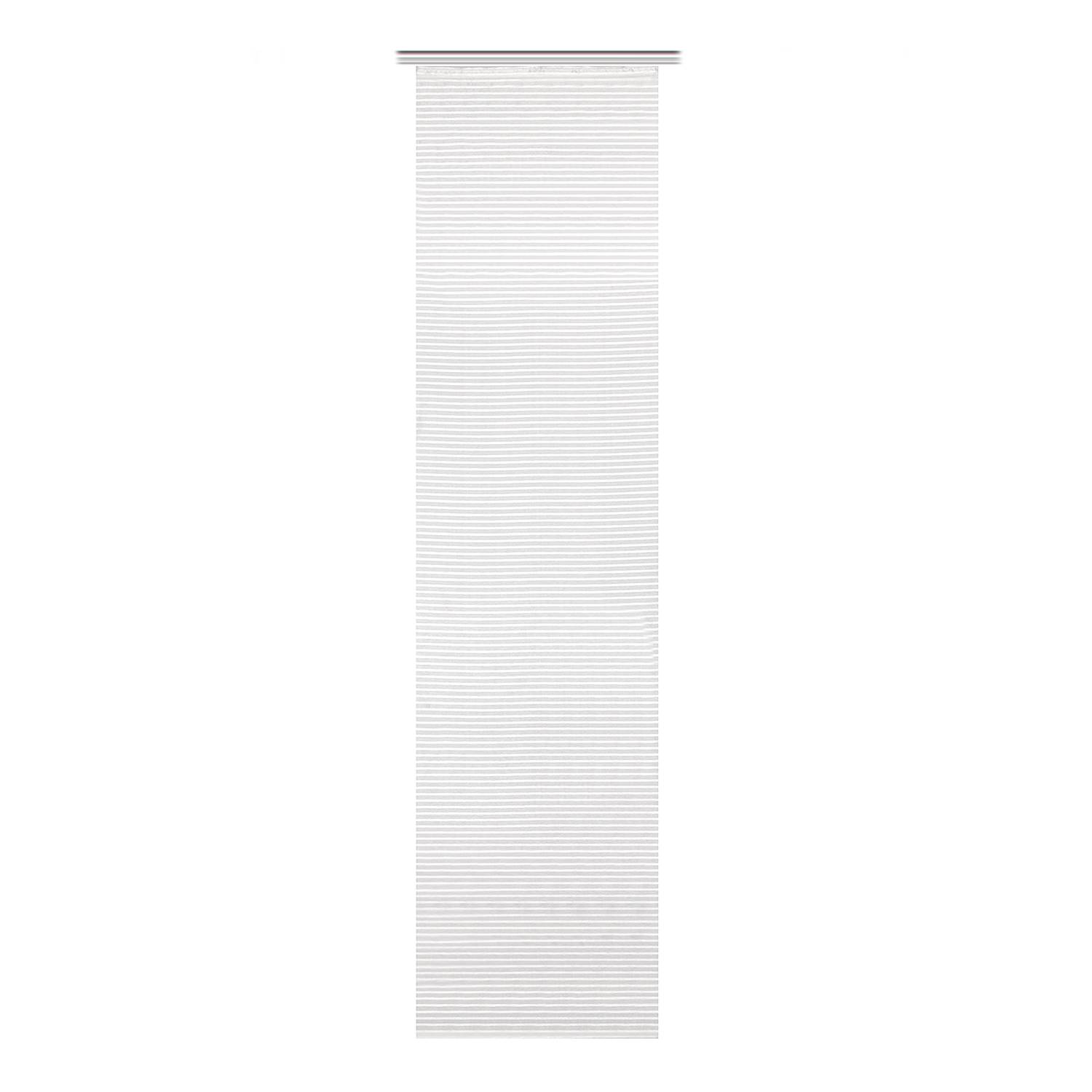 Schiebevorhang Jacob Webstoff Weiß 57 x 245 cm