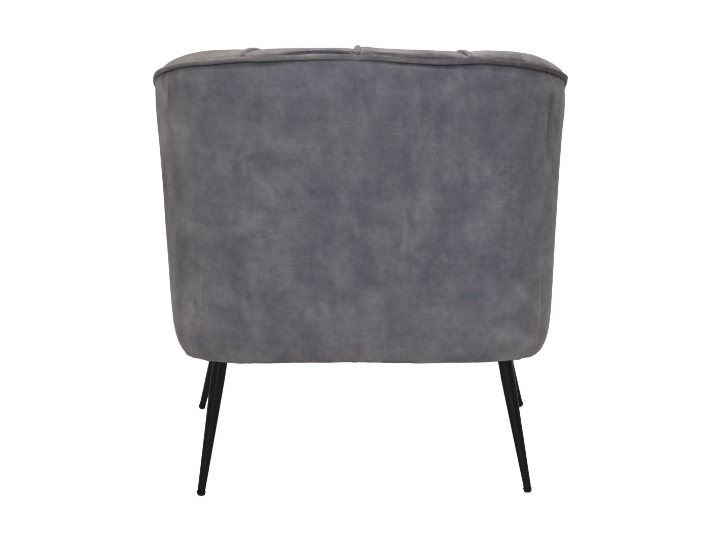 Chester Armlehnsessel Textil Metall Grau