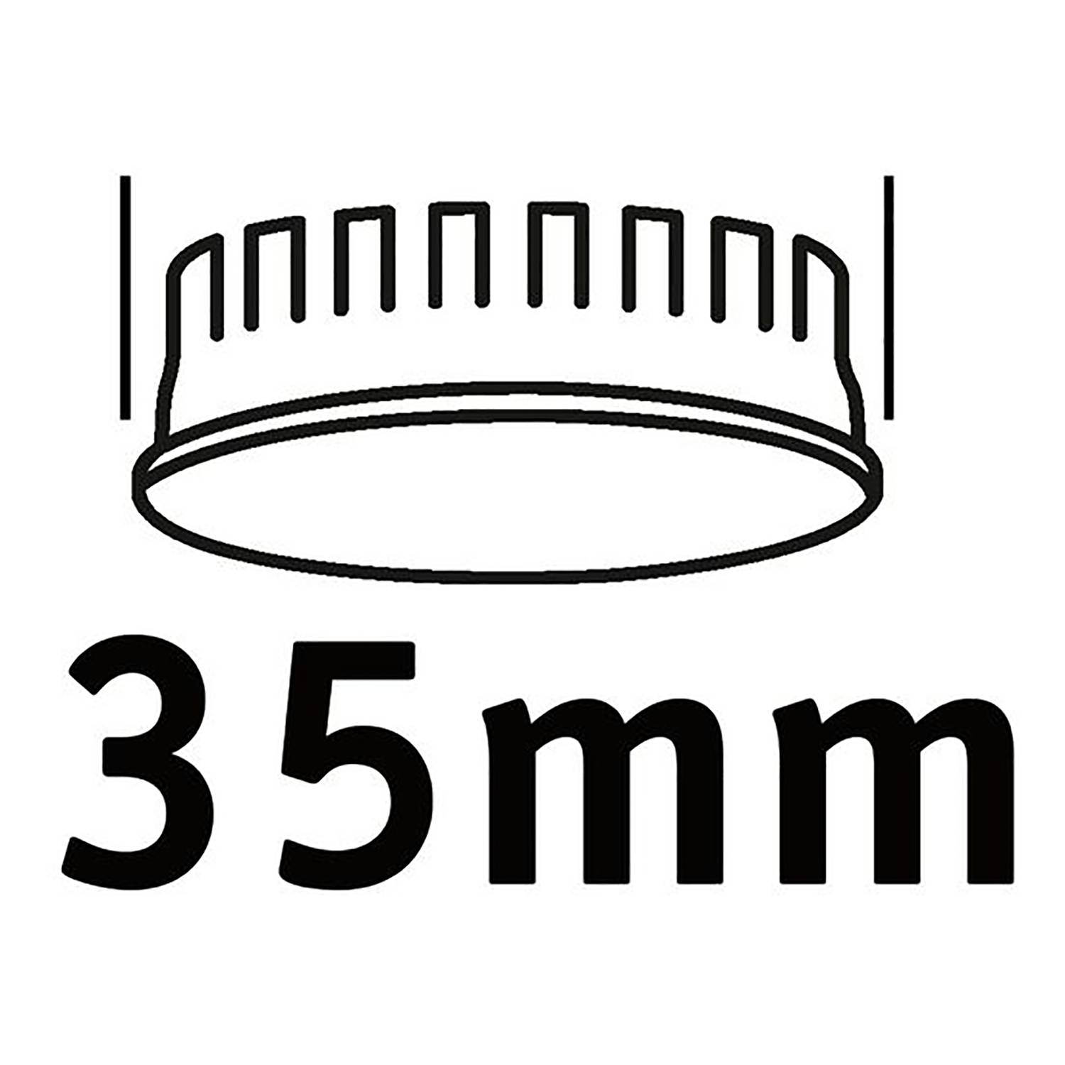 3x LED-Einbauleuchte Nova I Aluminium