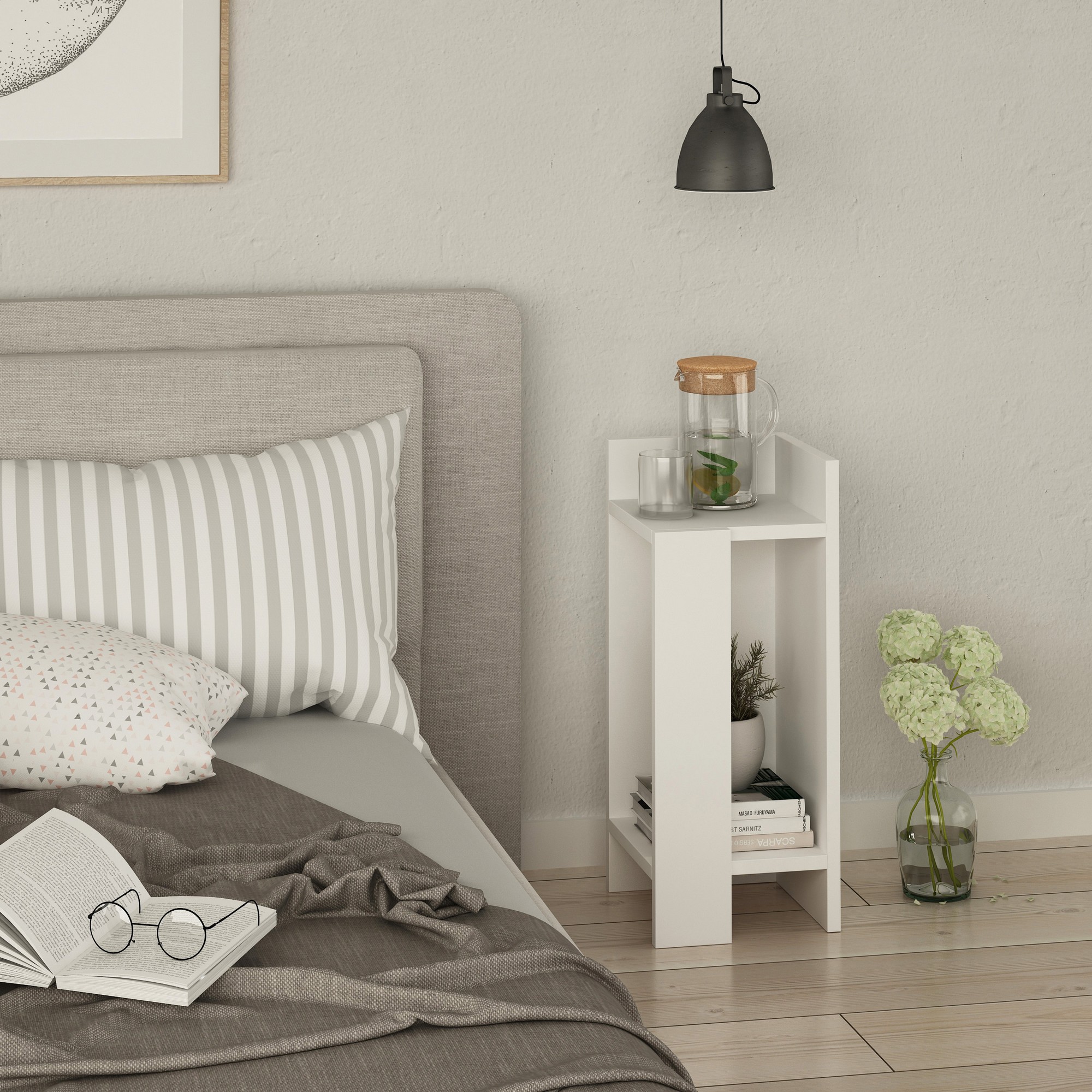 Elos Nightstand Right White