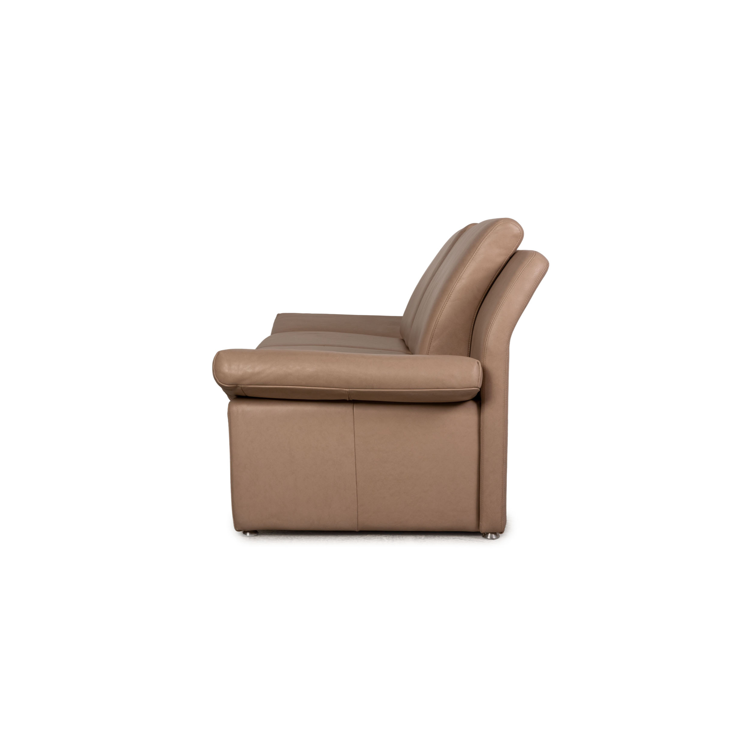 Sofa 3-Sitzer Leder Beige