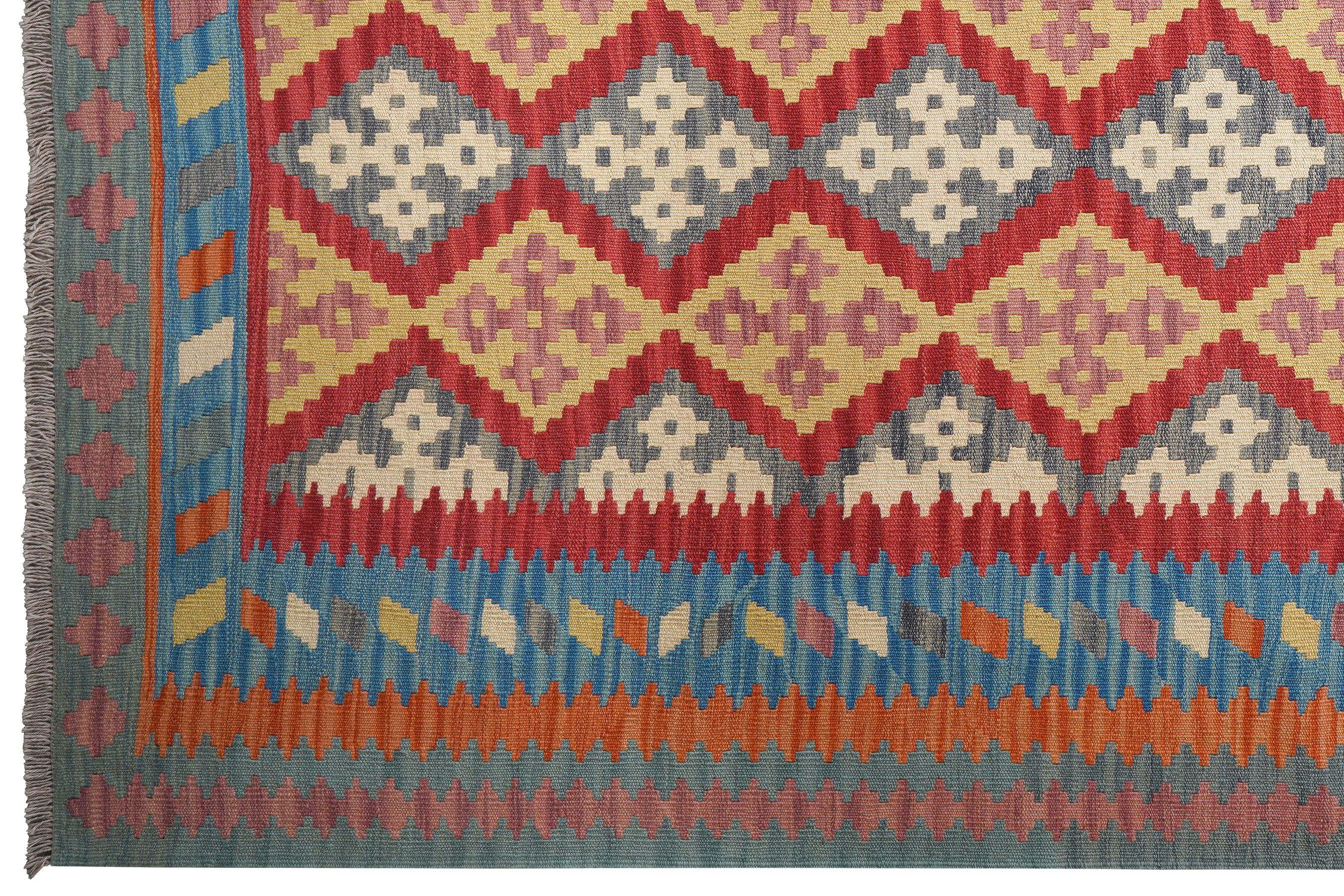 Kelim Gashgai Wool Multicolored