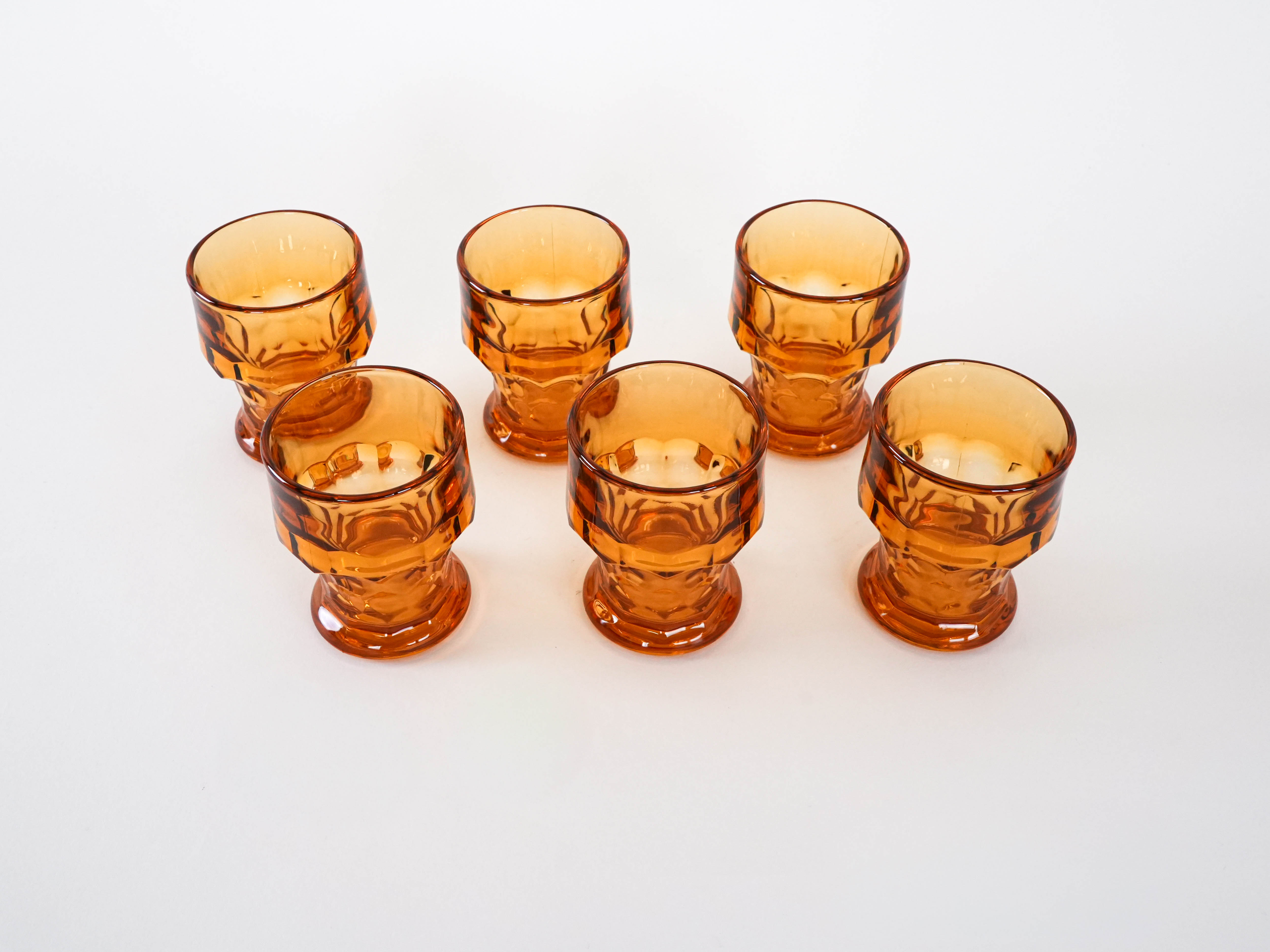 Gläse 6er-Set 1970er Jahre