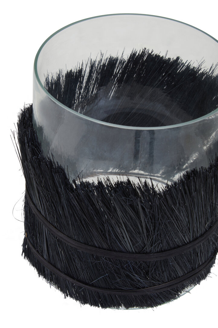 Kuta Medium-sized Candle Holder Black