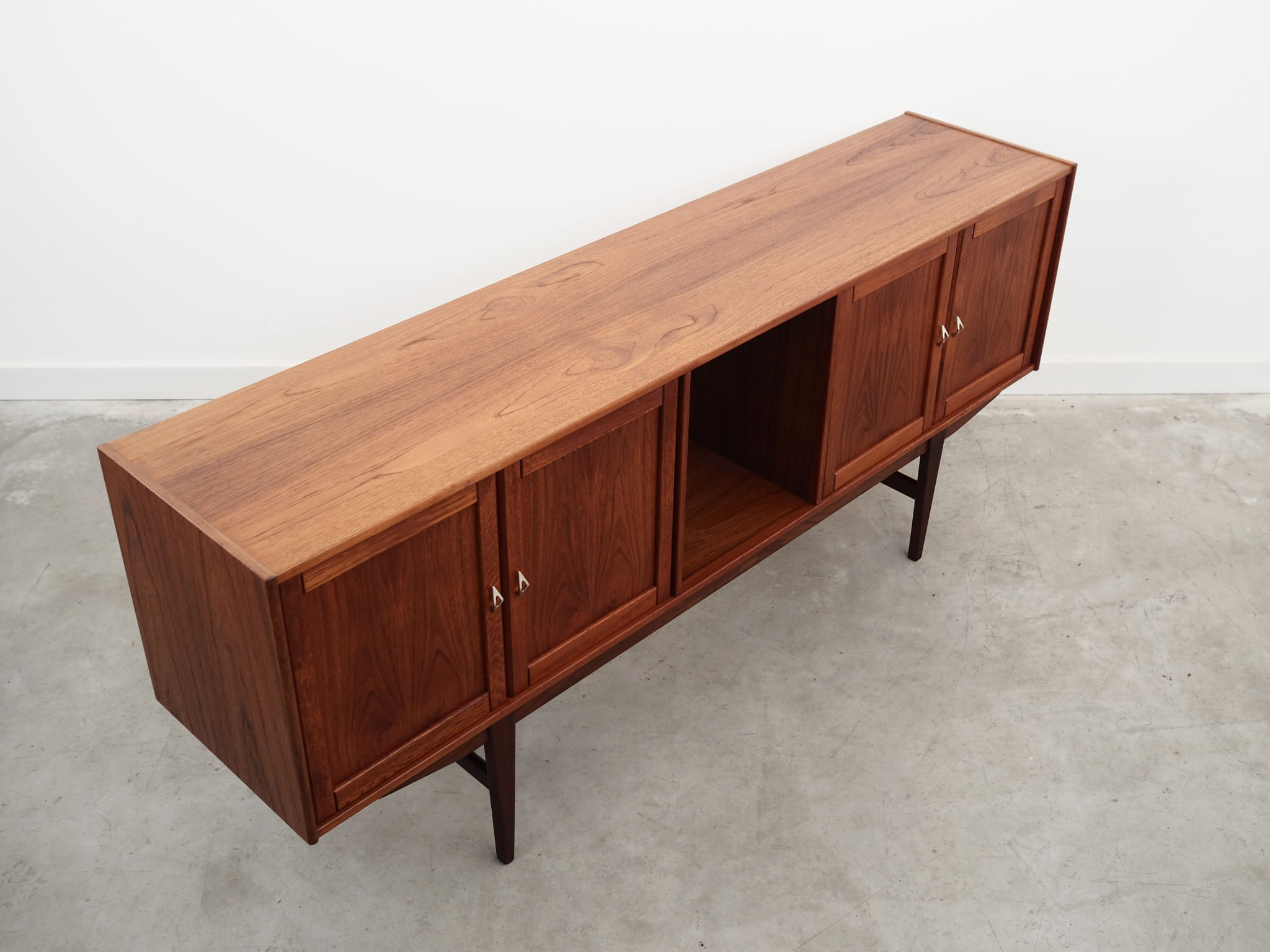 Vintage Sideboard Teakholz Braun 1970er Jahre 