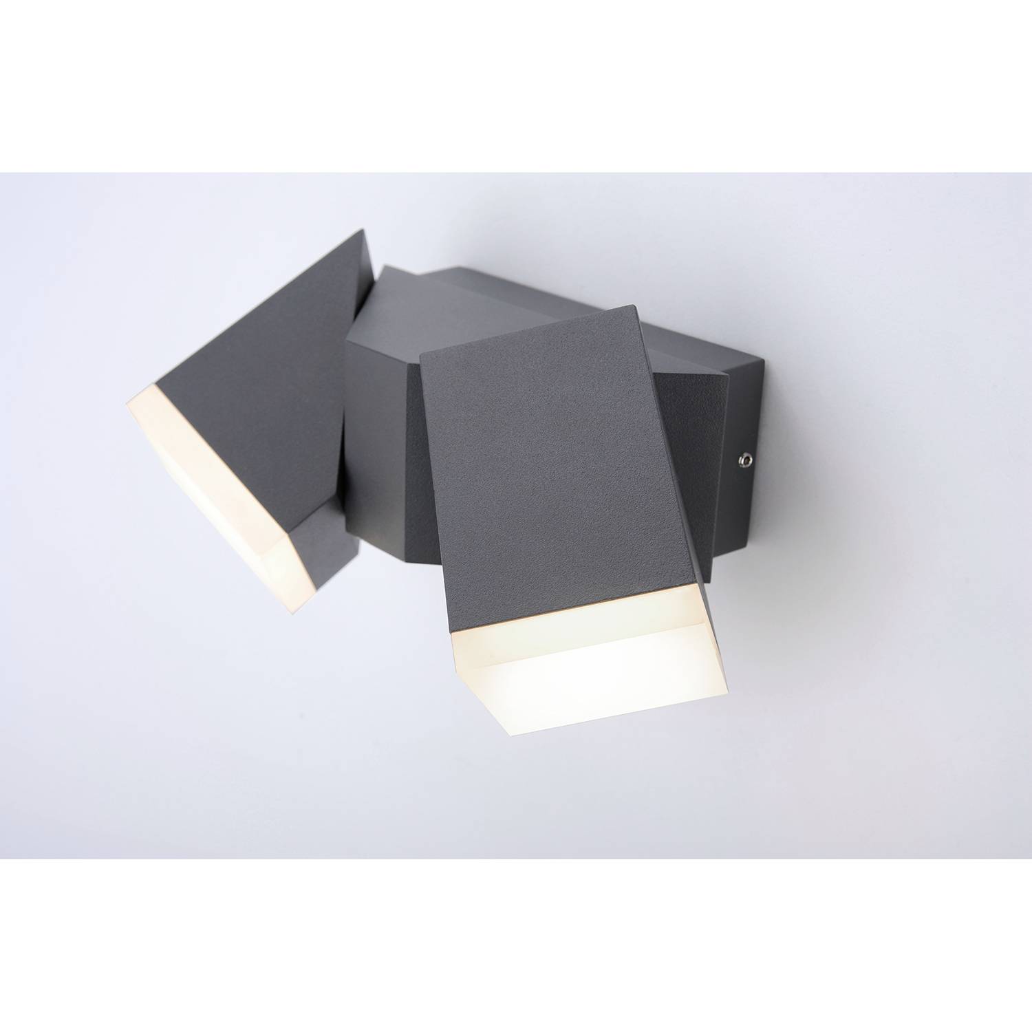 LED-Wandleuchte Ryan Acrylglas Aluminium