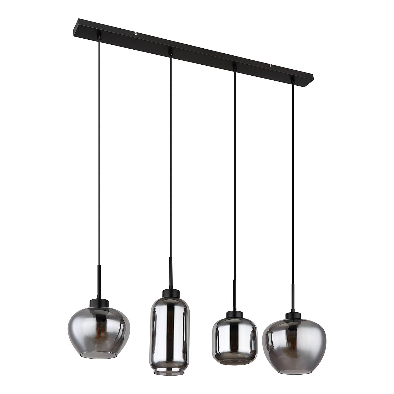 Pendelleuchte Matt Typ C Farbglas Eisen