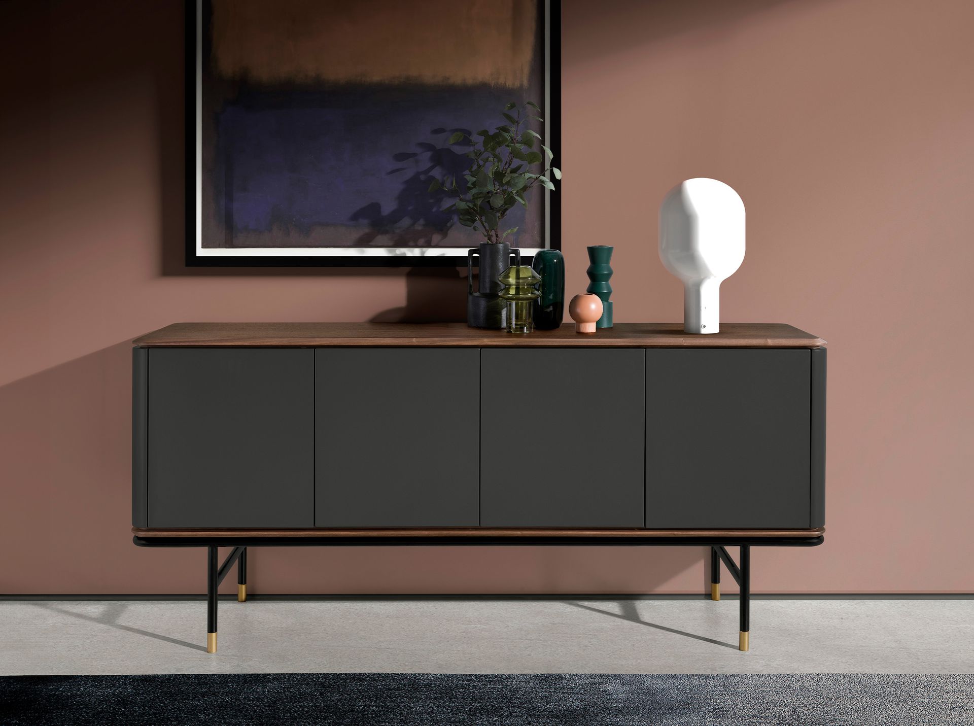 Sideboard Dunkelgrau