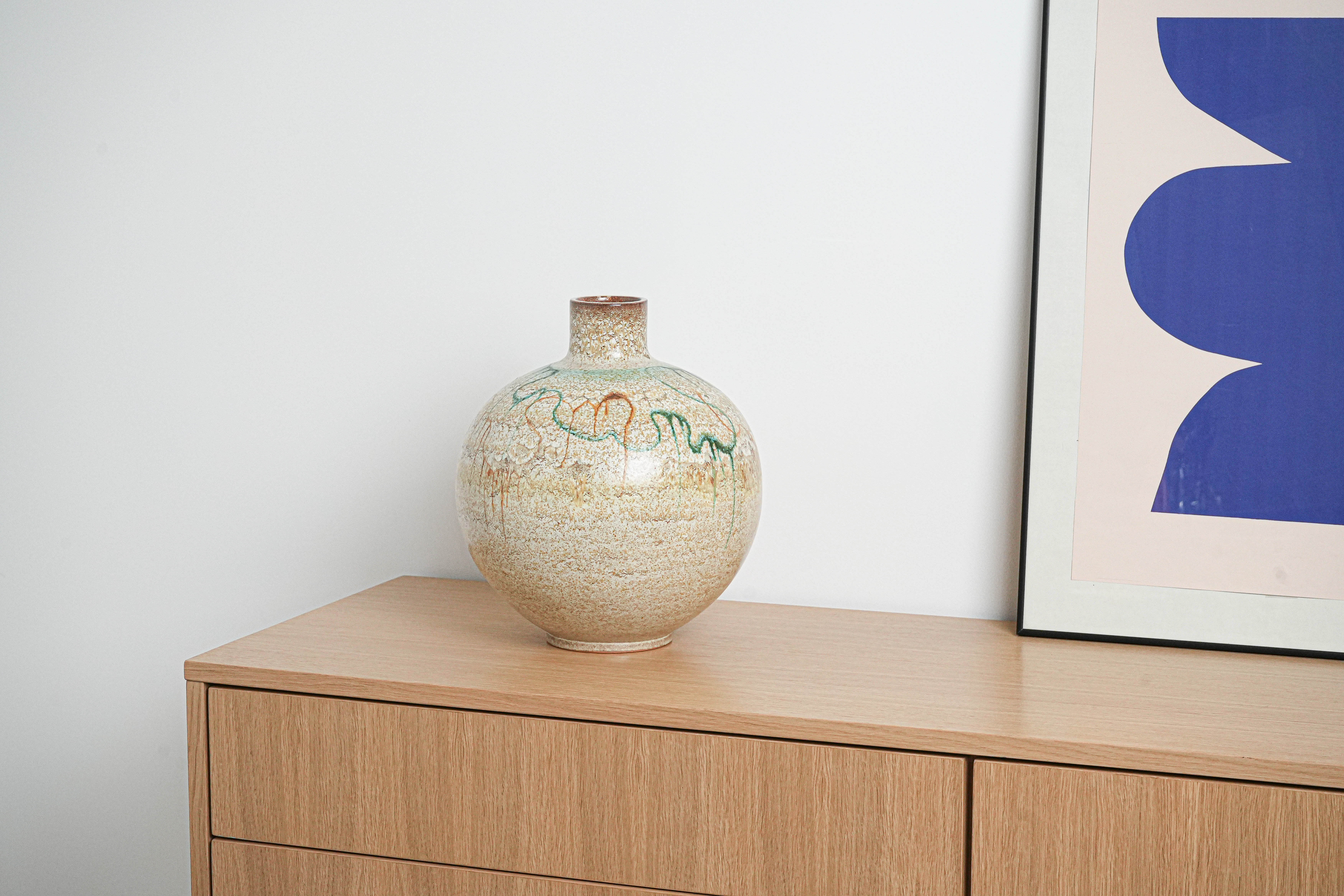 Ceramic vase Multicolored 1960s