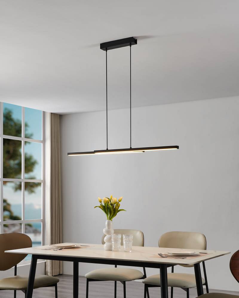 LED-Pendelleuchte Fraioli Polycarbonat Aluminium