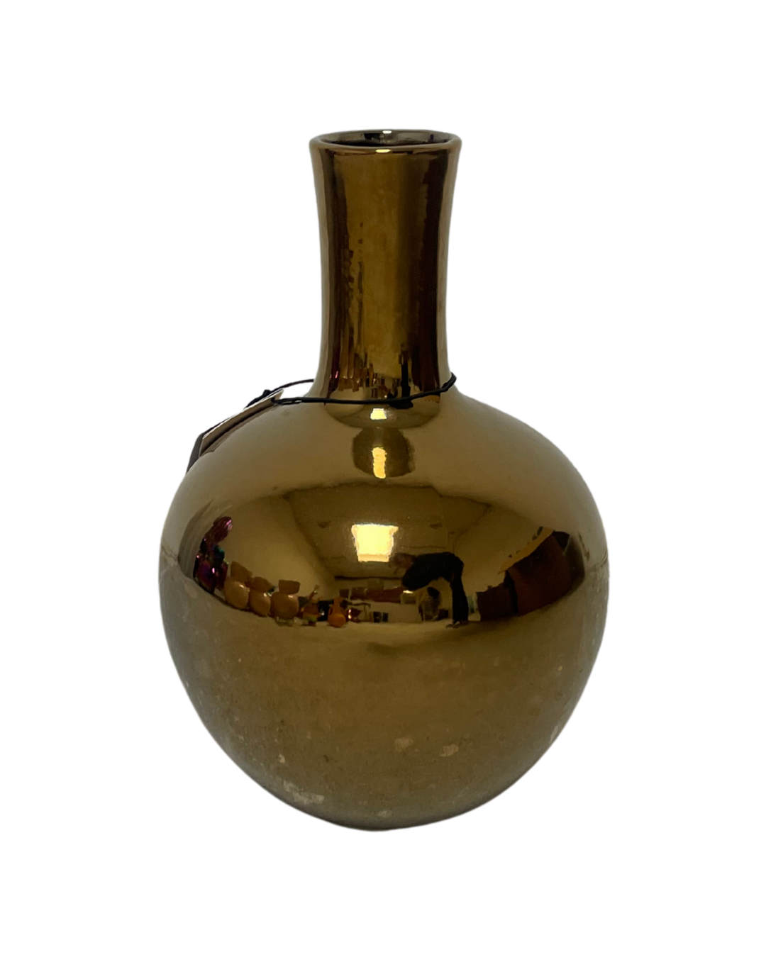 Ball Vase Gold
