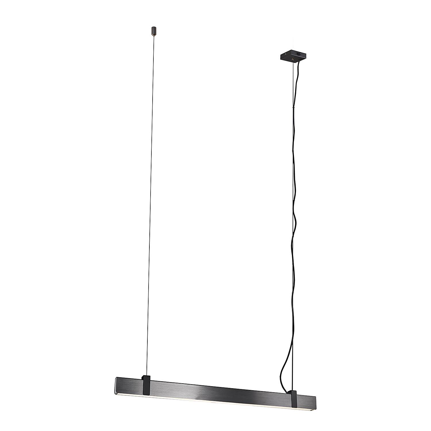 LED pendant light 1-bulb Lilt Aluminum Black