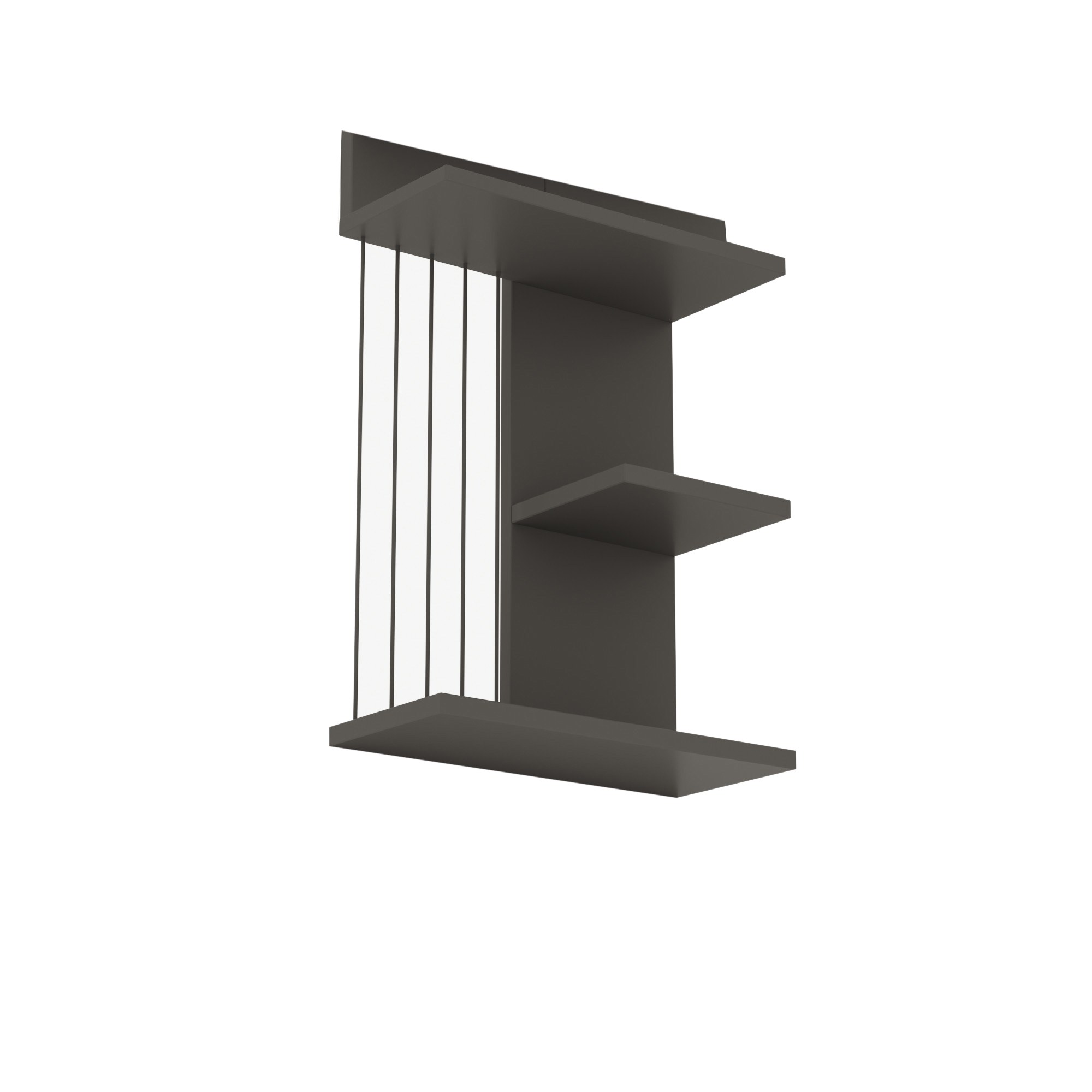 Kinik Wall shelf Wood veneer Anthracite