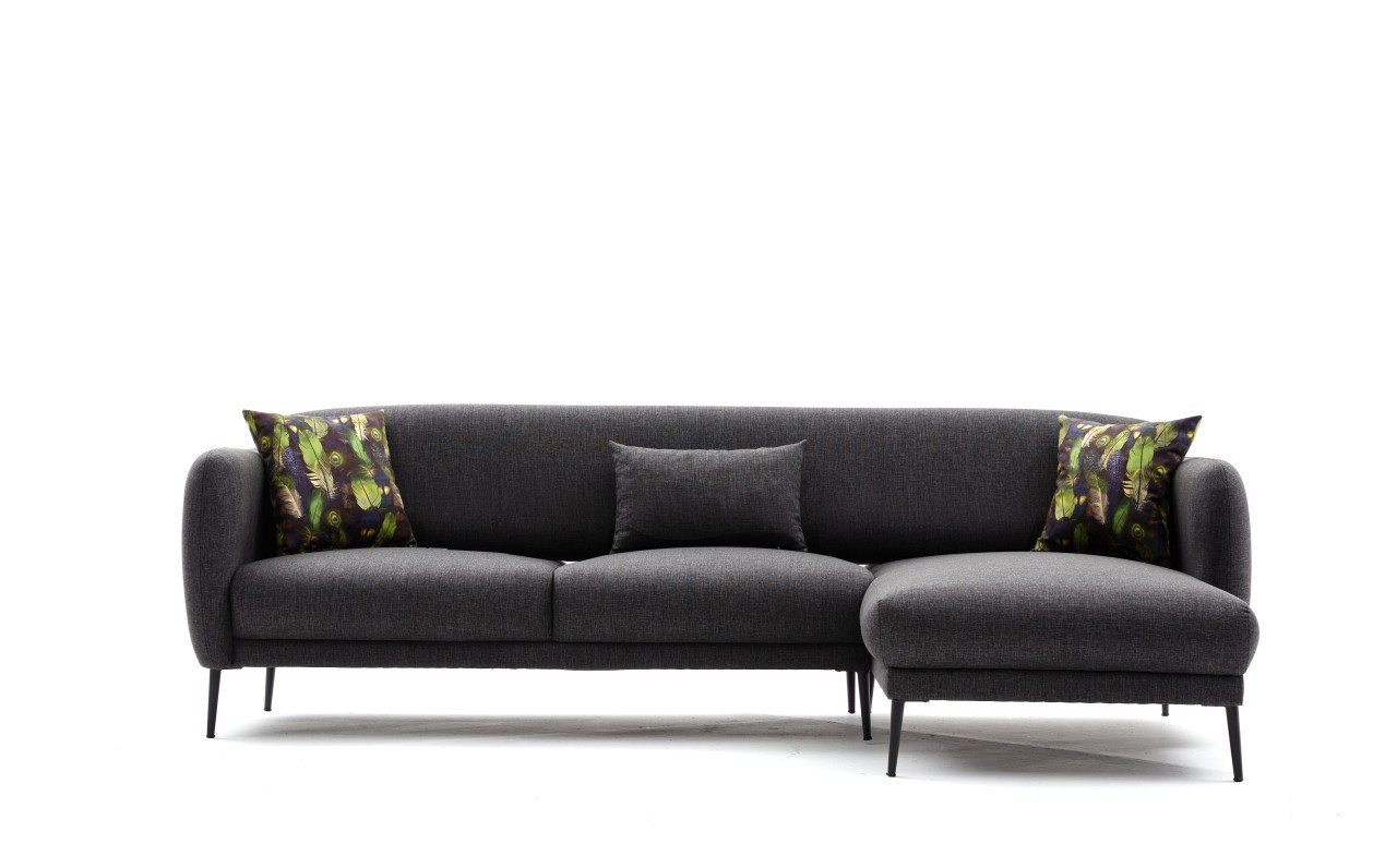 Venus Sofa Récamiere Rechts Anthrazit