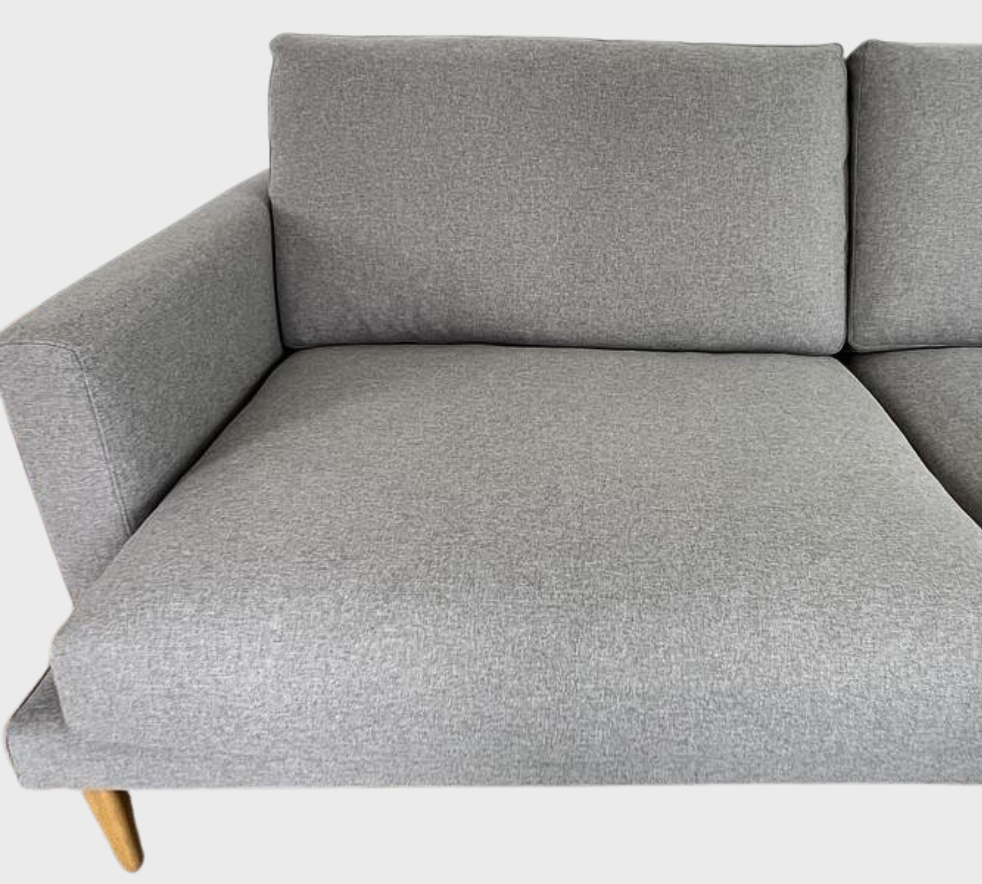 Veneda Sofa 3,5-Sitzer Récamiere Rechts Grau