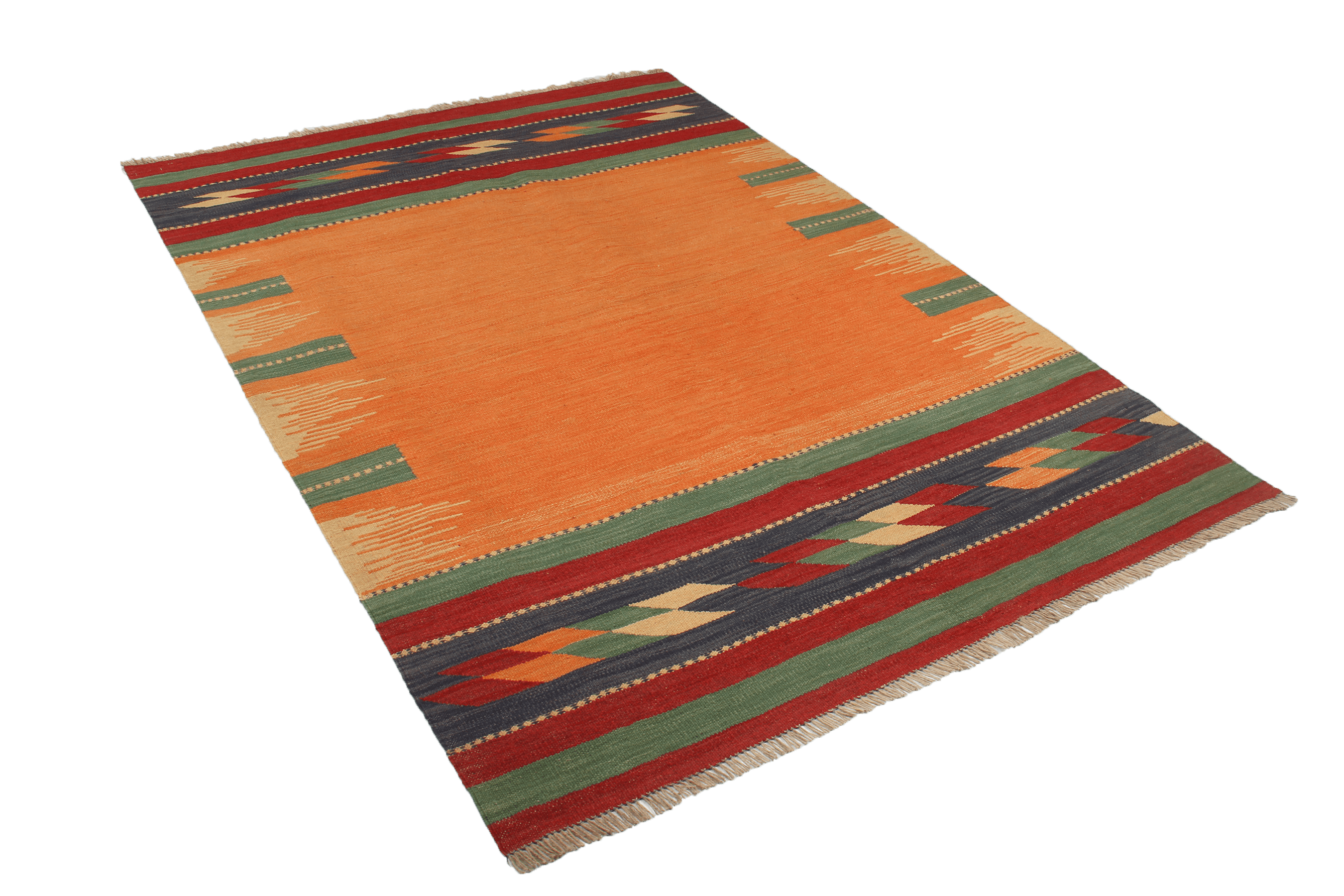 Kilim Gashgai Teppich Mehrfarbig