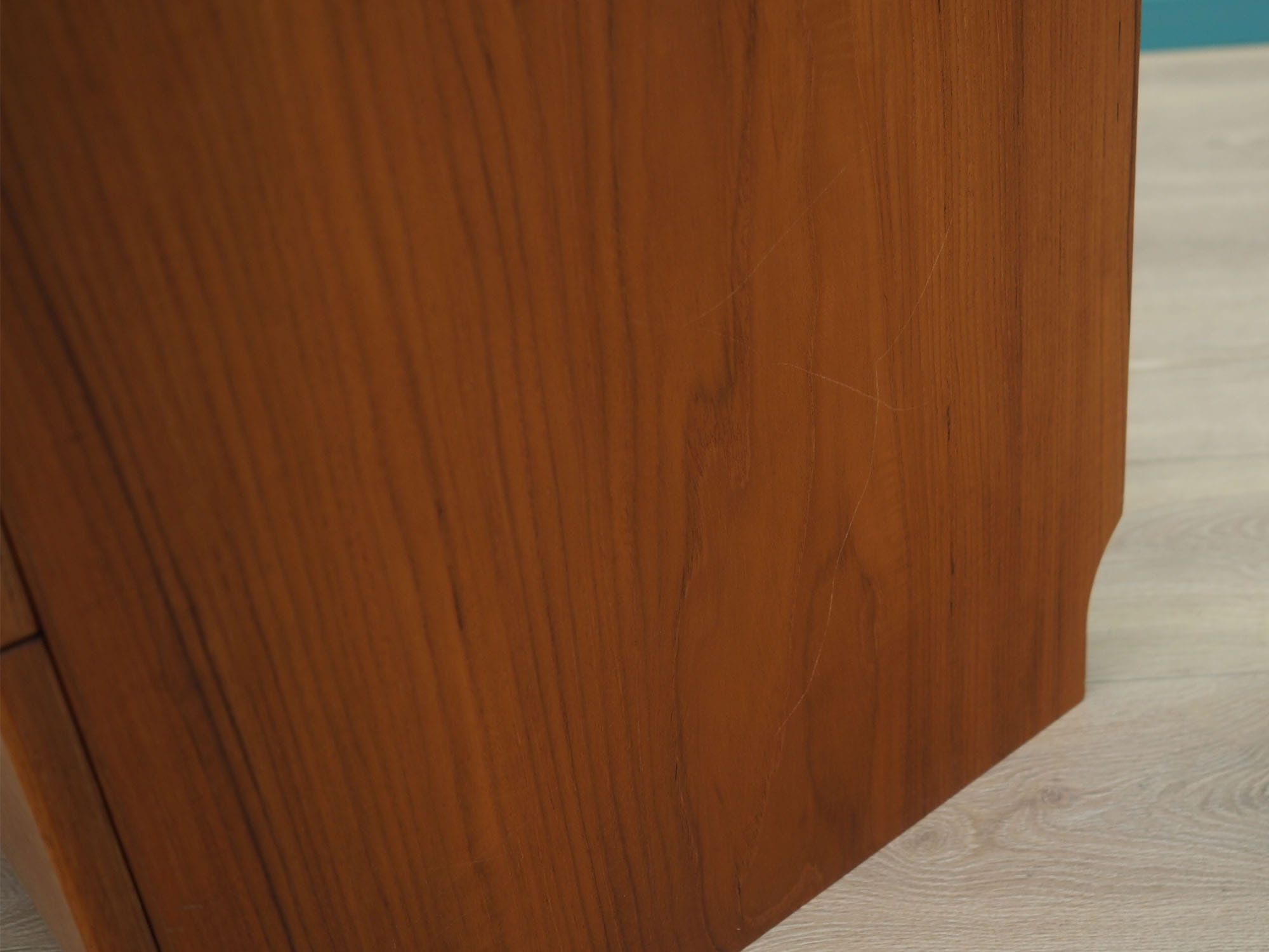 Vintage Kommode Teakholz Braun 1990er Jahre