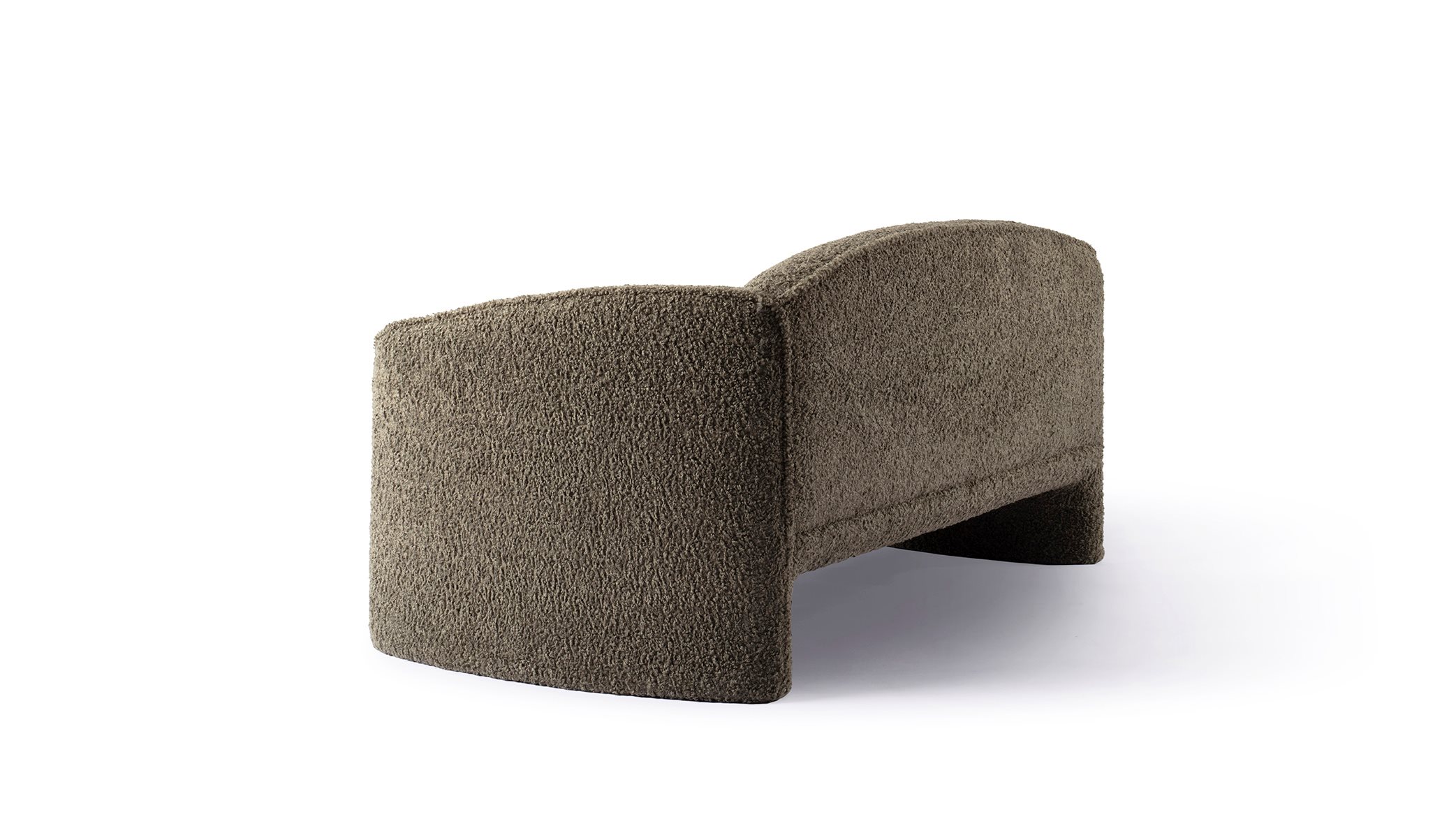 Nachii Plush Sofa Moss