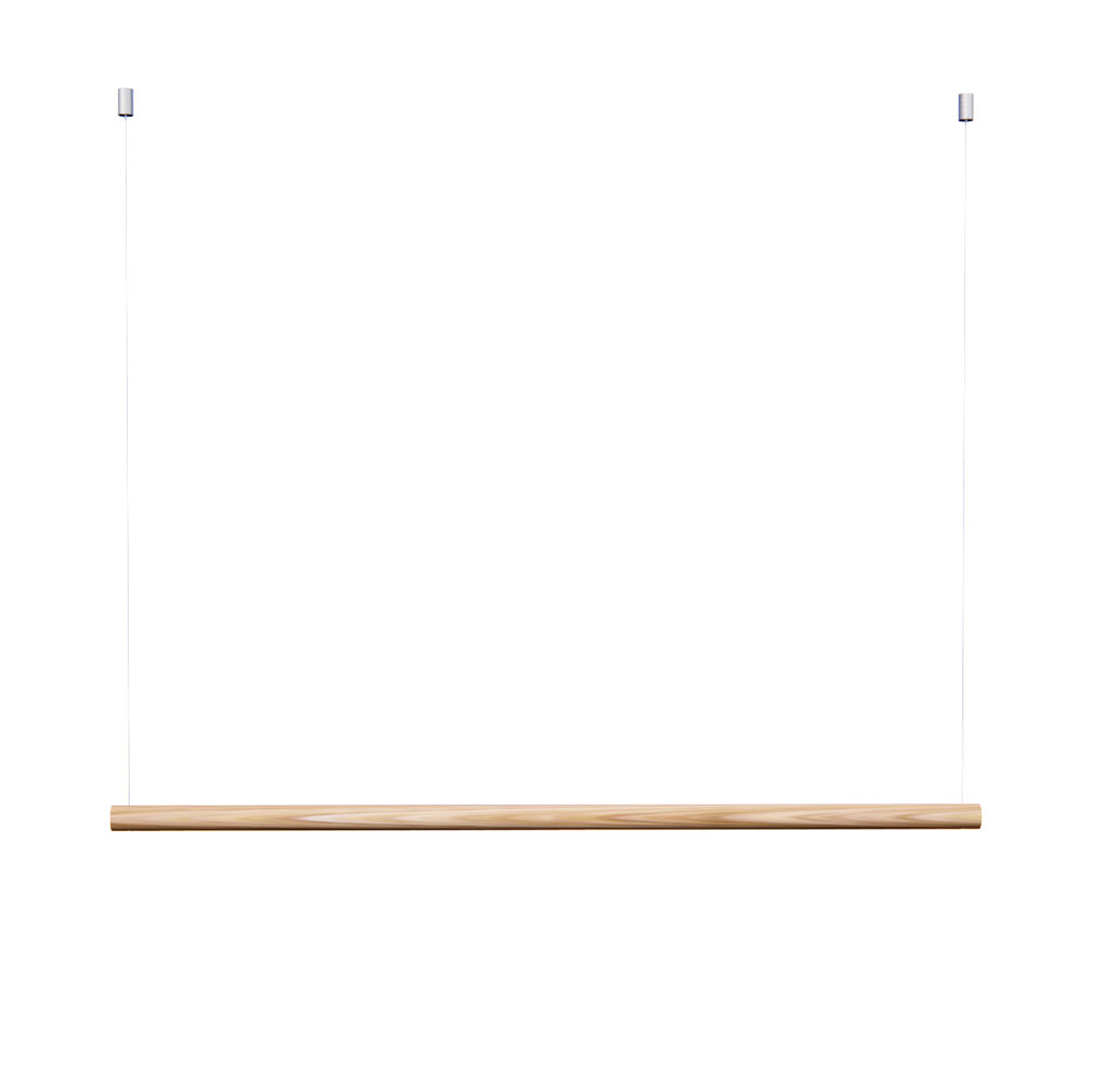 Hängegarderobe Kleiderstange Eiche Massivholz Stahl