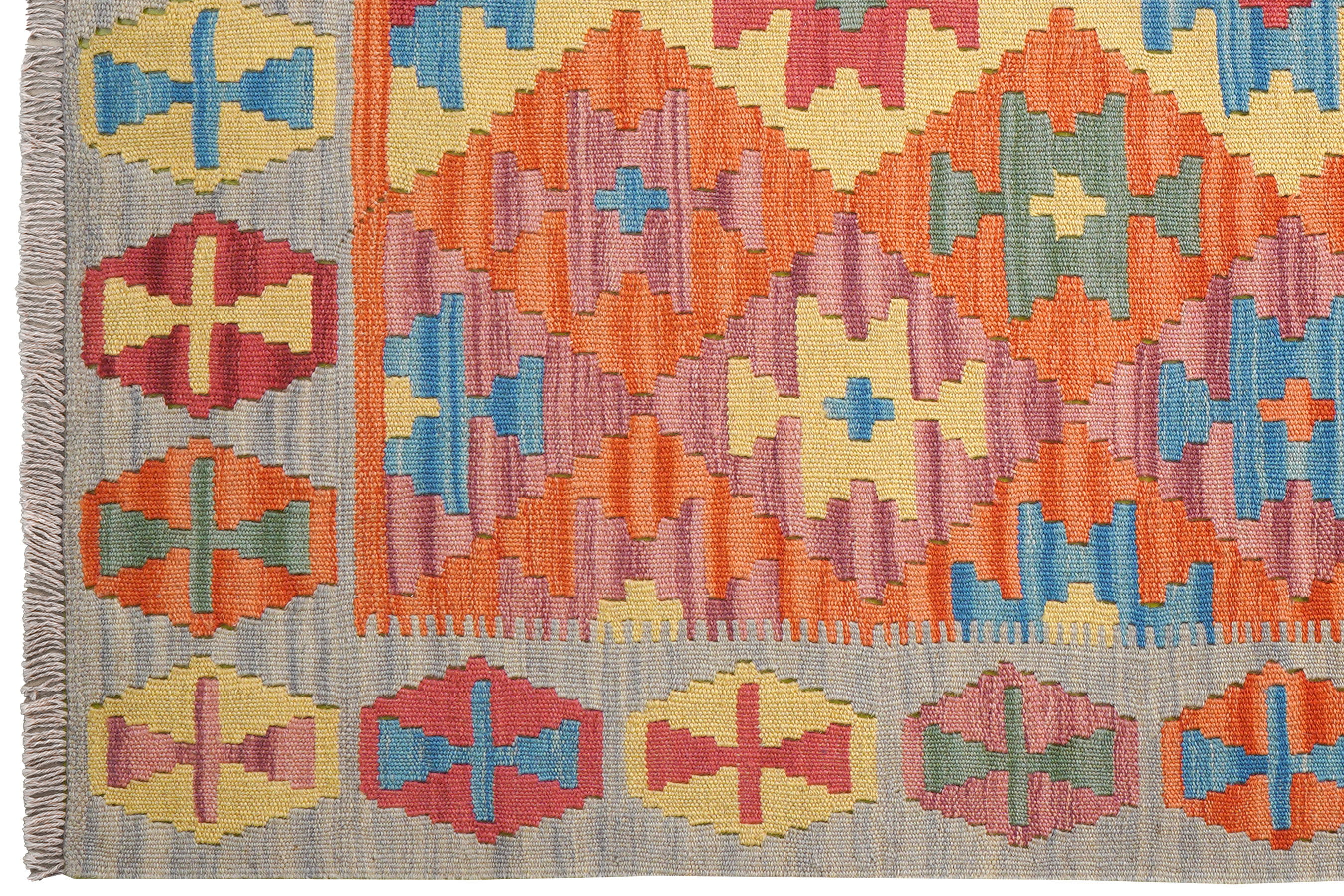 Kelim Gashgai Wool Multicolored