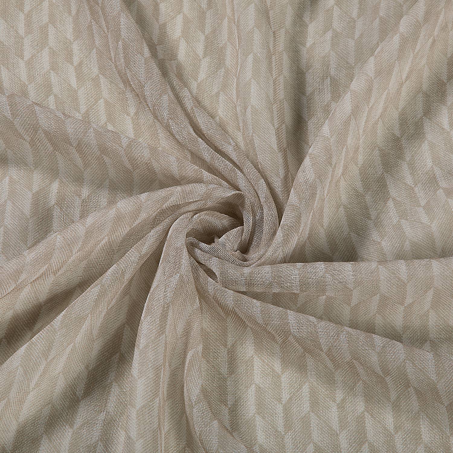 Ösenschal Weda Polyester Beige 140 x 245 cm