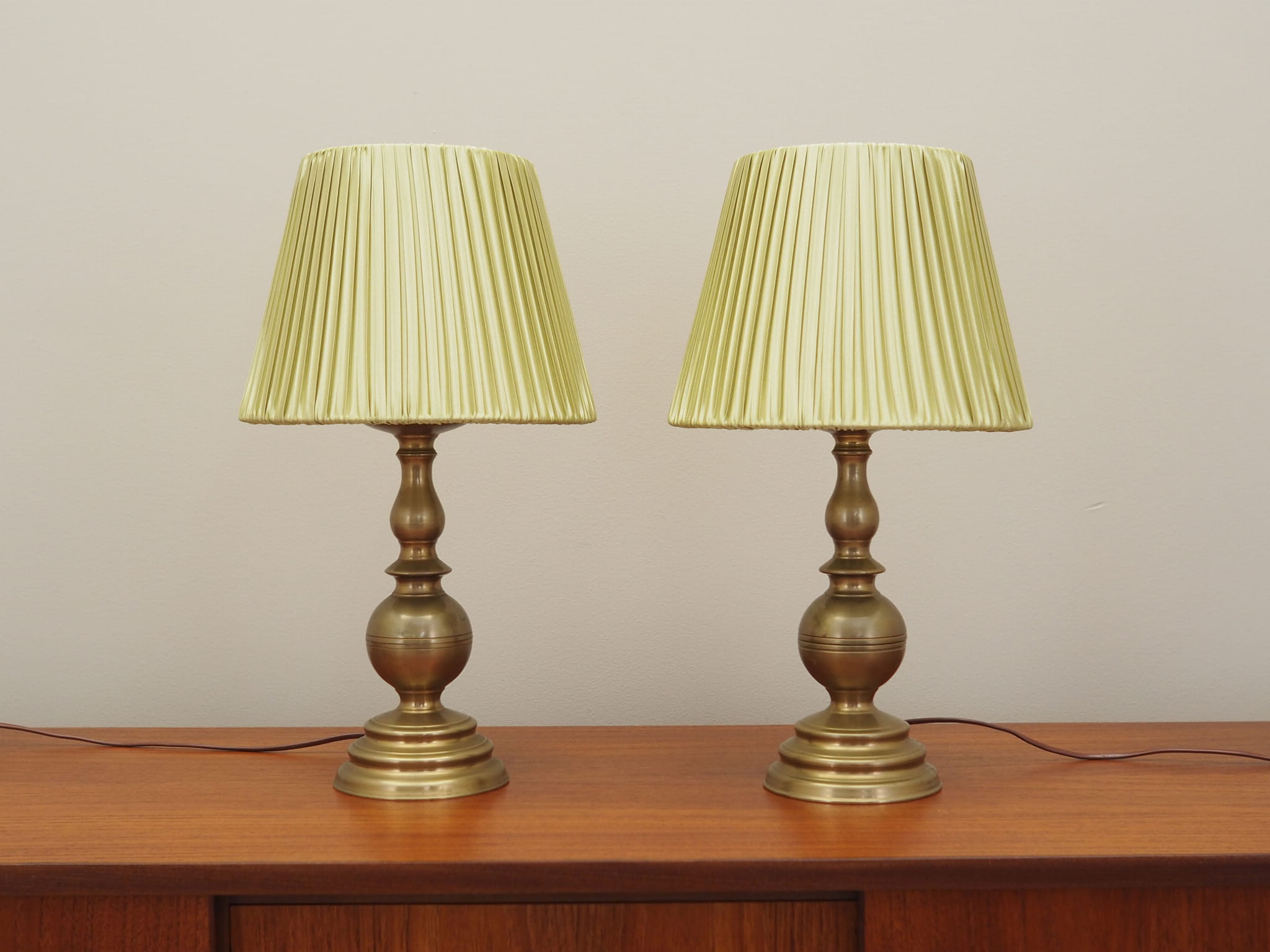 2x Vintage Metal Textile Gold 1970s