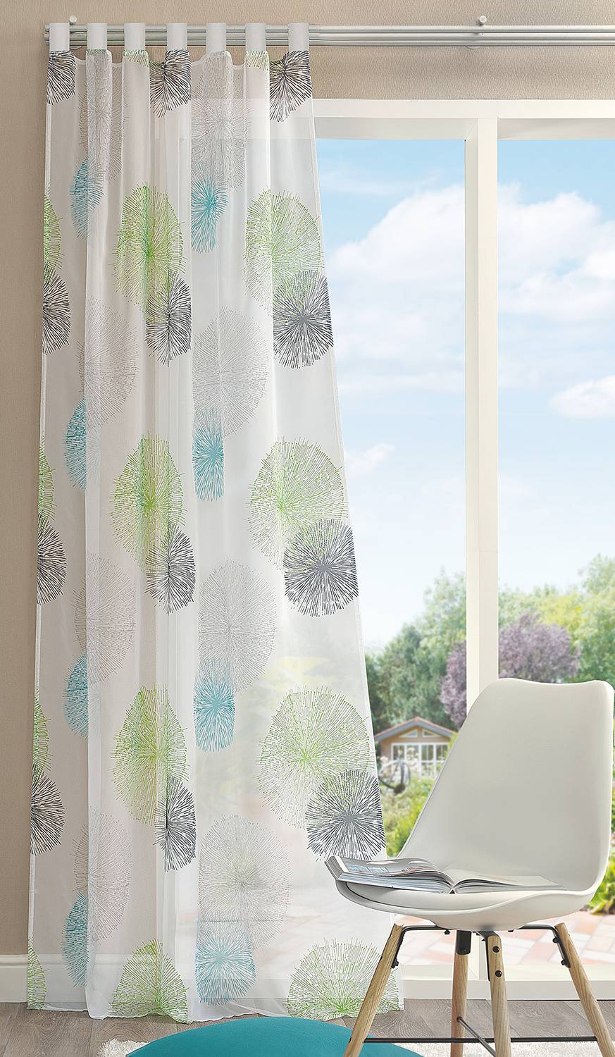 Schlaufenschal Rawlins Polyester Grün 140 x 175 cm